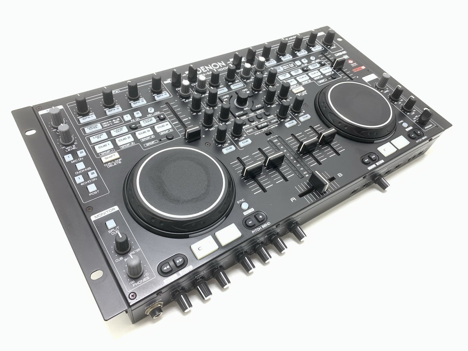 DENON DN MC6000 Professional PRO MIXER  DJ MIDI Controller +Case WORK Good Look
