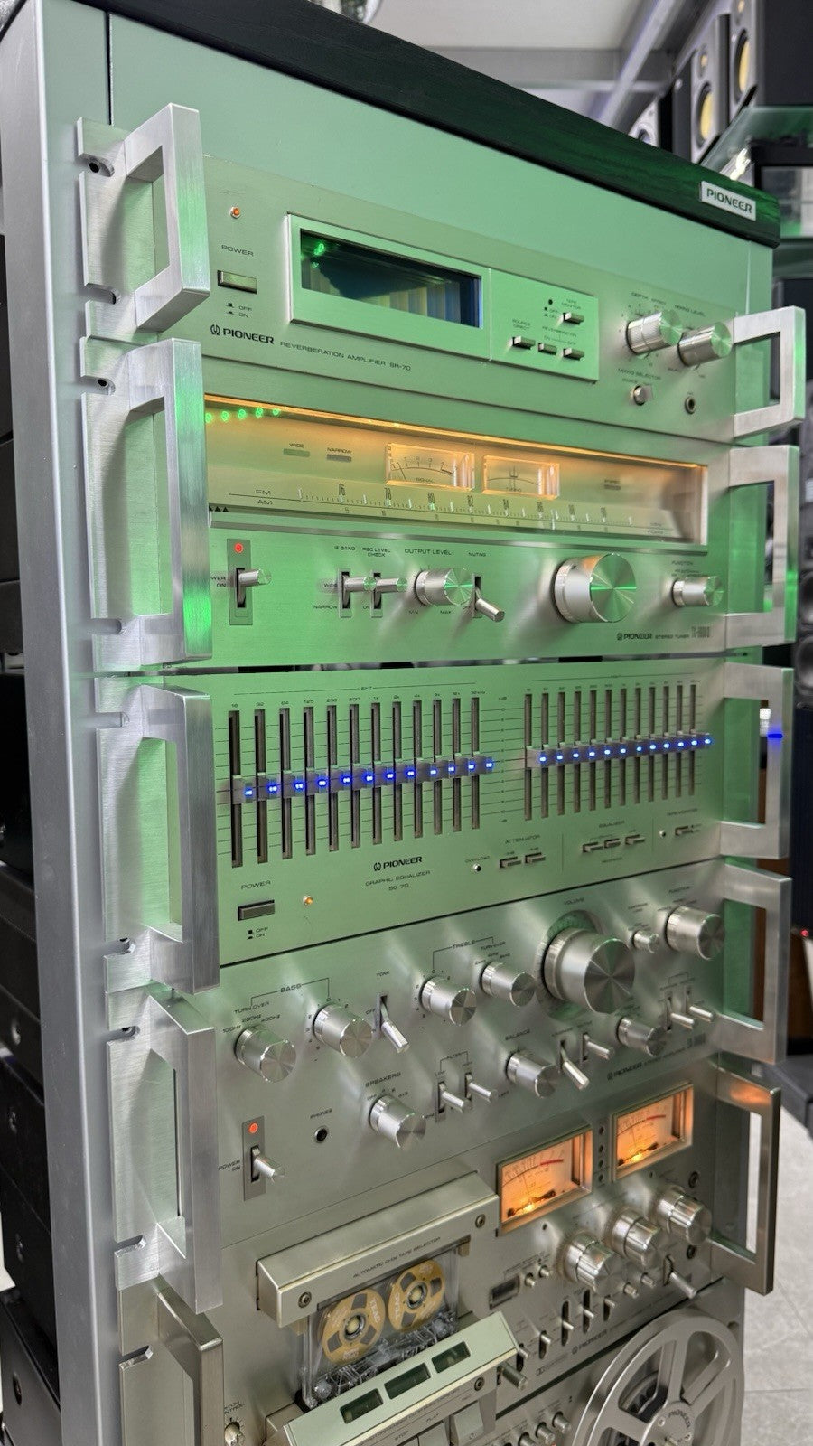 PIONEER Hi End System Rack JA R2S SR 70 TX 8800II SG 70 SA 8800II CT 1000 RT 707