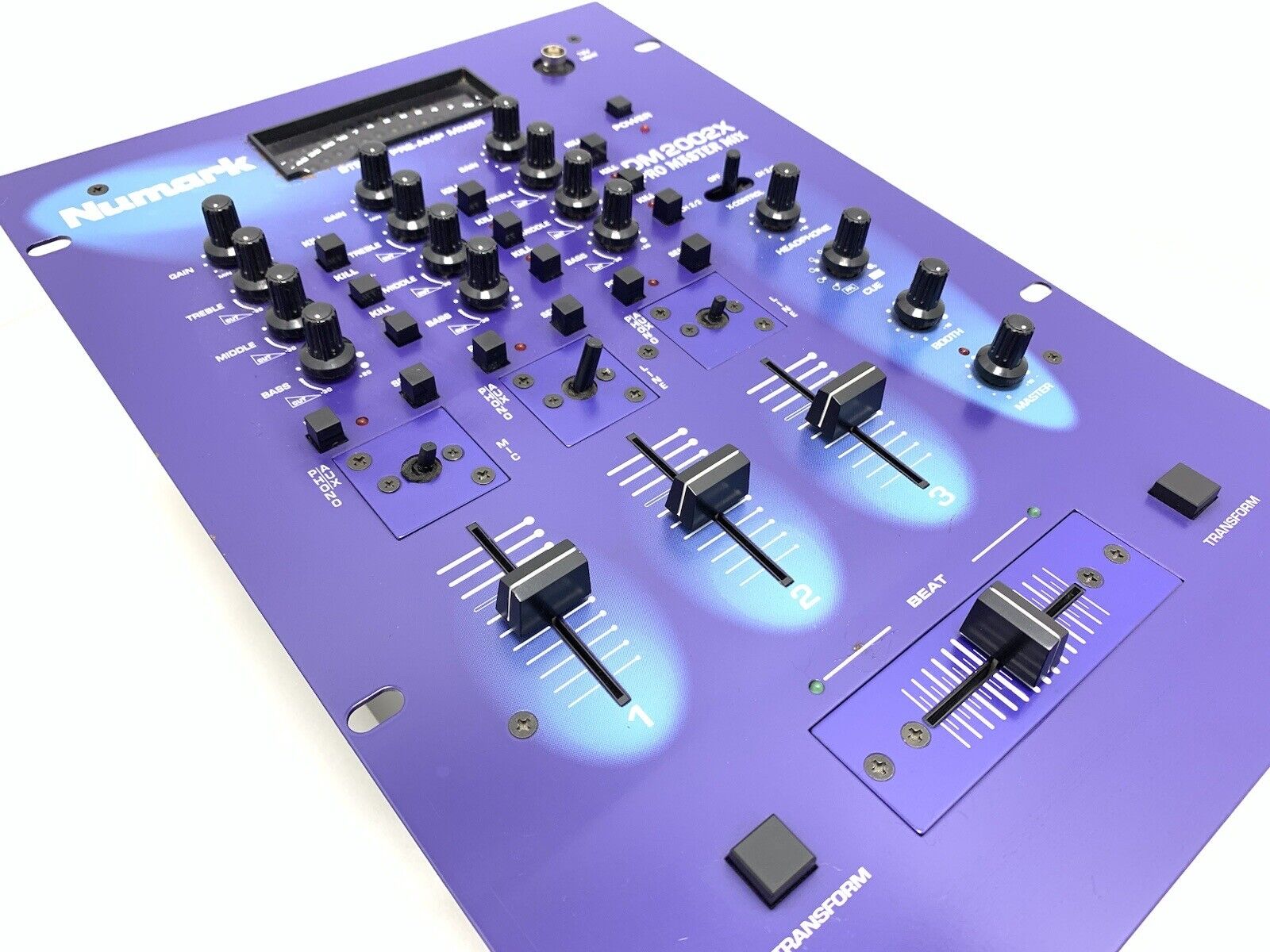 NUMARK DM-2002X Professional DJ PRO MIXER Vintage 1997 WORK Perfect Good Look