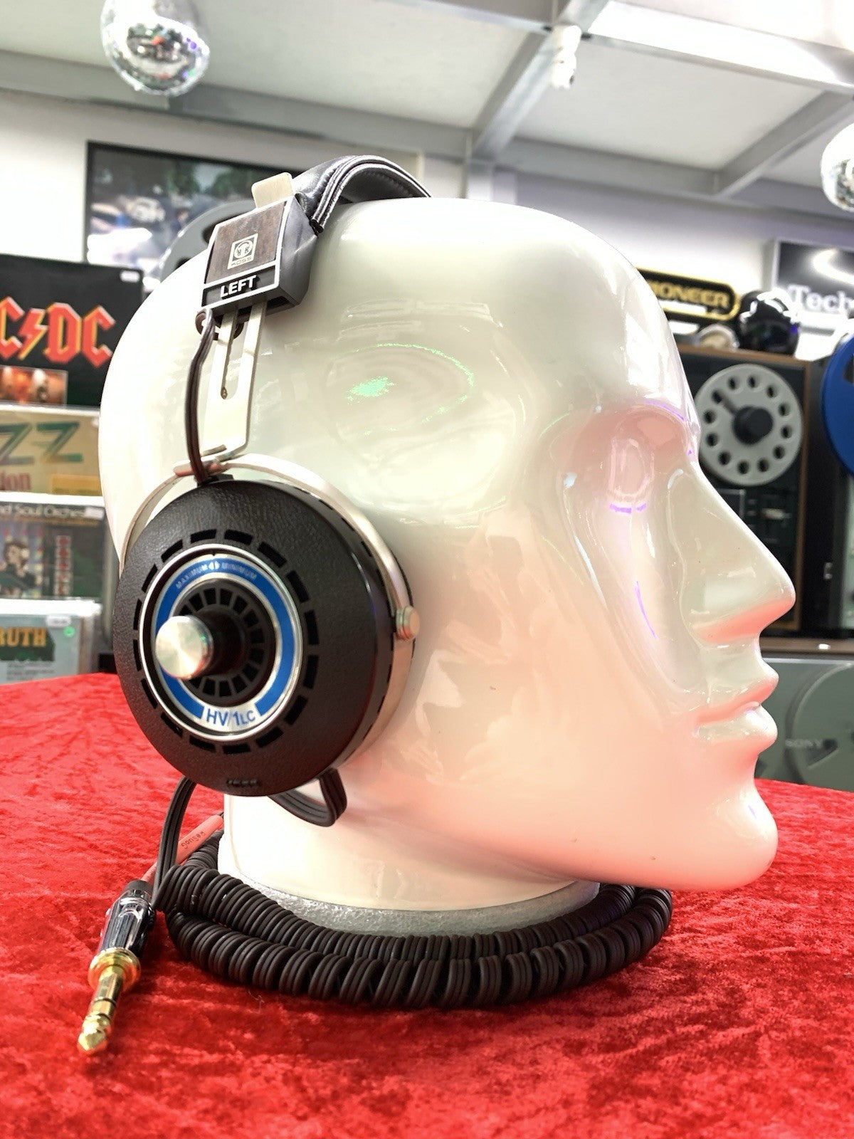 KOSS HV 1LC Professional Headphones Vintage 1974 RARE Original WORK GOOD Look