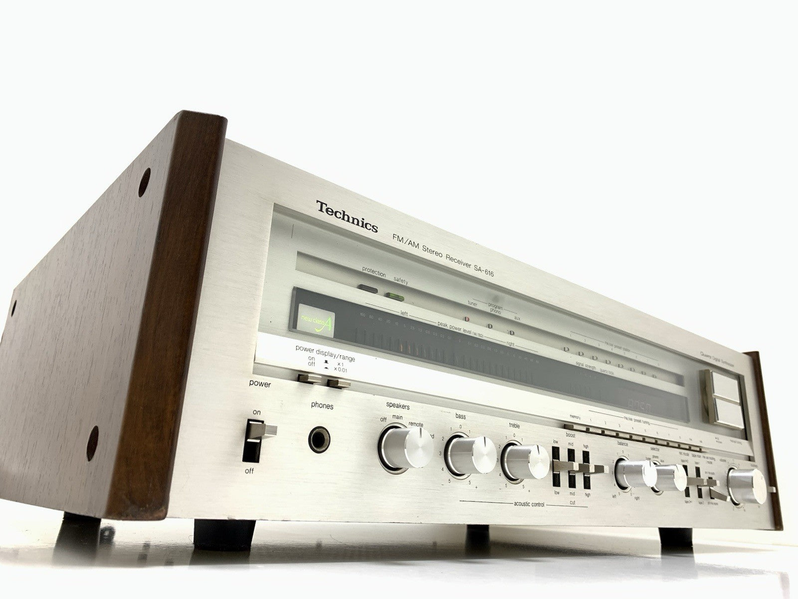TECHNICS SA 616 AM/FM Stereo Receiver 2X80 Watts RMS Vintage 1980 WORK GOOD LOOK