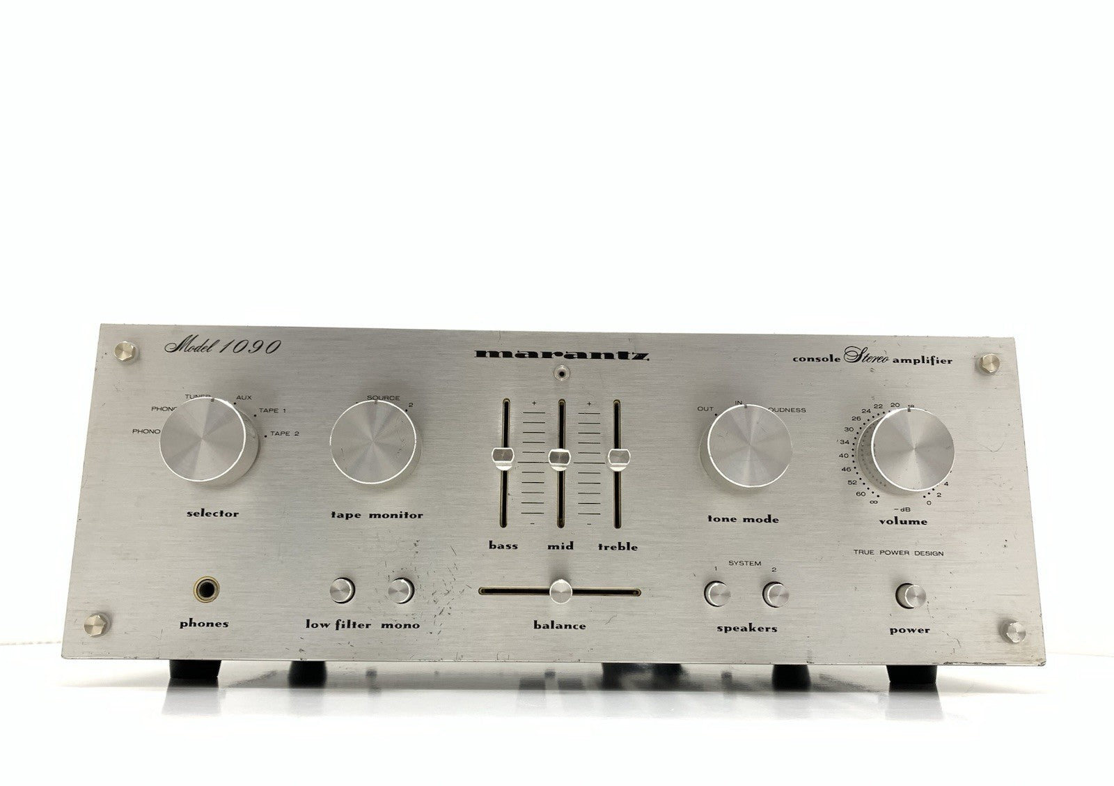MARANTZ 1090 Stereo Integrated Amplifier 45+44 W RMS Vintage 1977 WORK Good Look