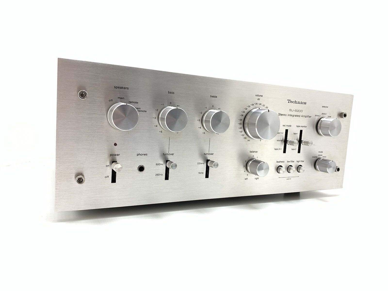 TECHNICS Ihr 8200 Stereo Verstärker Work 65+65 Watts RMS Vintage 1975 Good Look