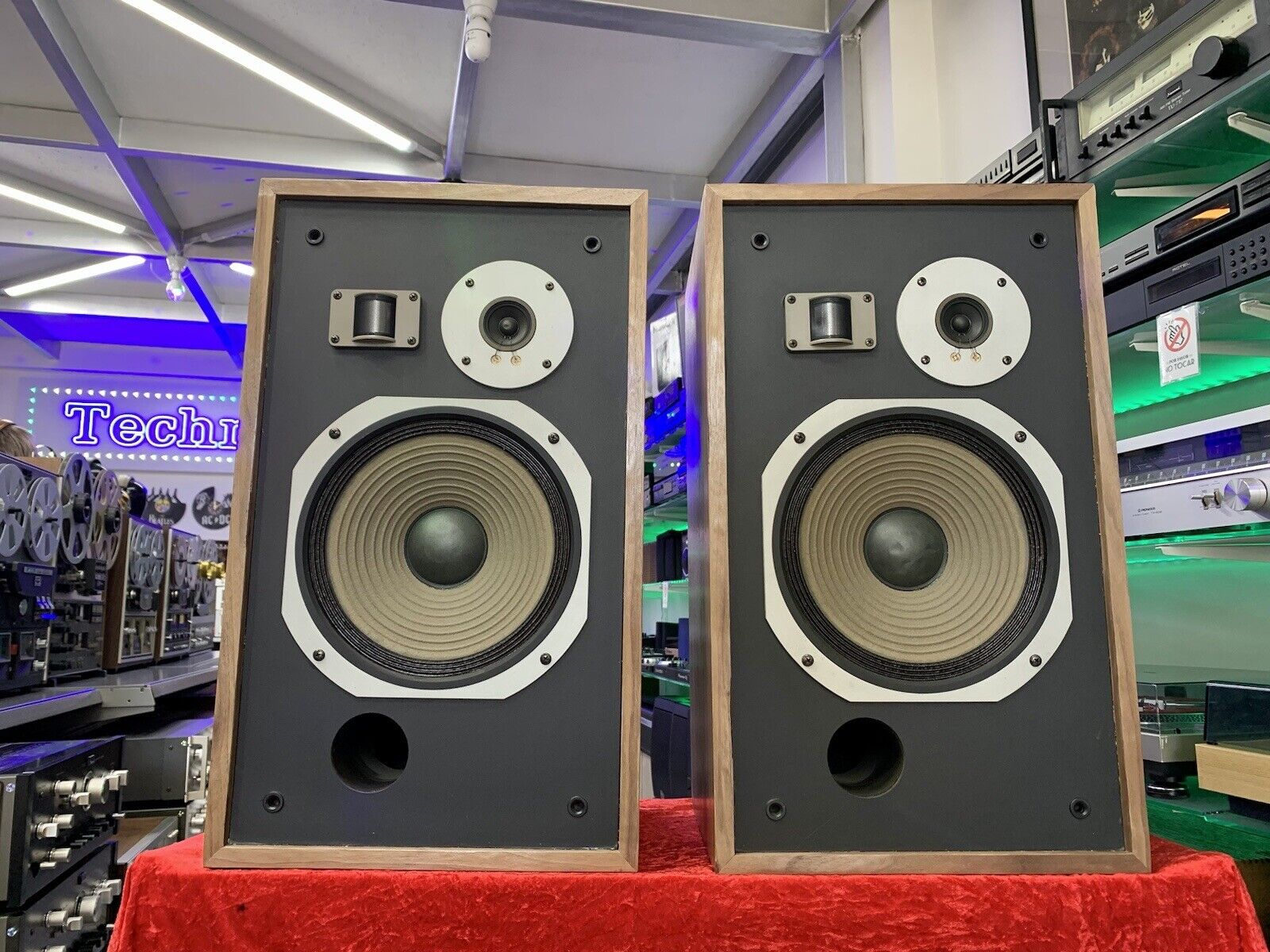 PIONEER HPM-50 Original 3 Way SPEAKERS 80 Watts RMS Vintage 1979 WORK GOOD LOOK!
