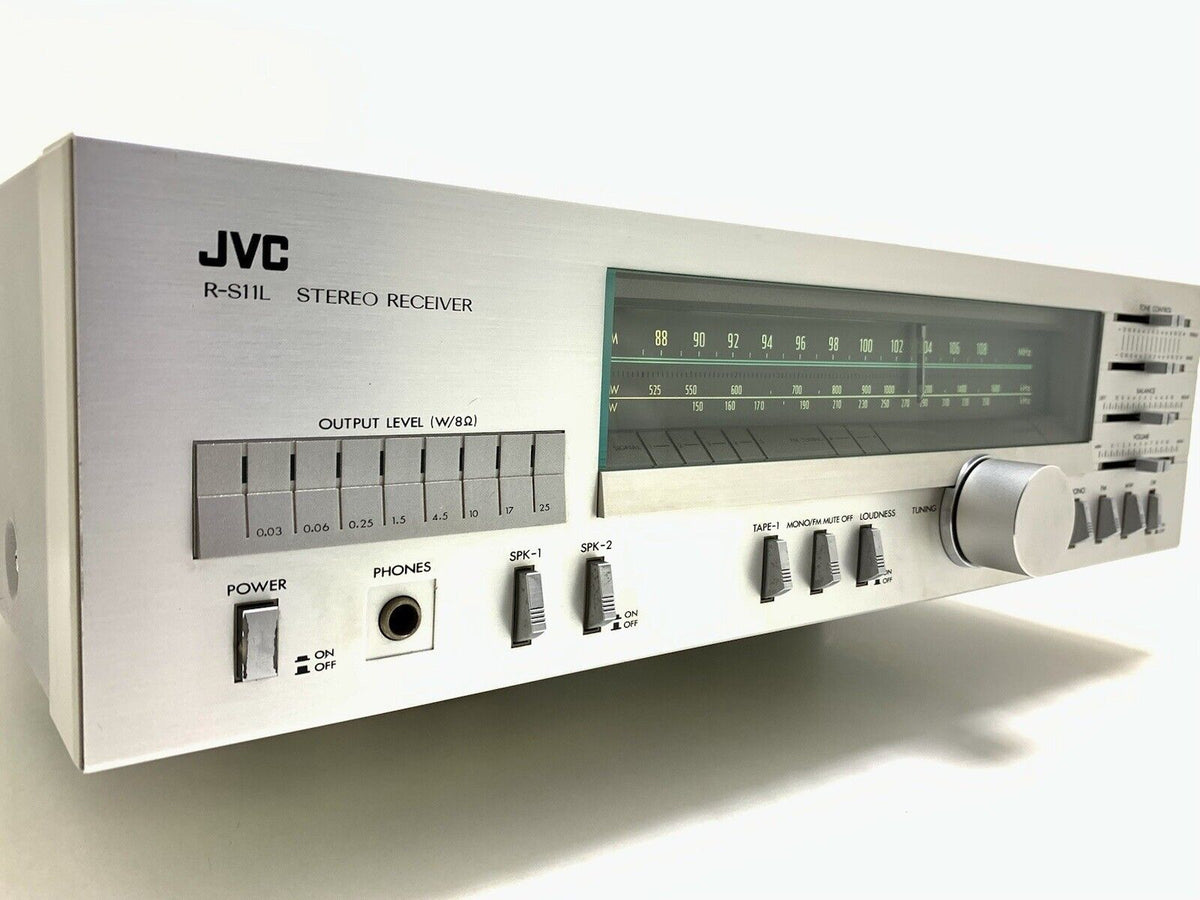 Jvc R X110 JVC R-S11L AM/FM Stereo Receiver 2 X 25 Watts RMS Vintage 1980 WORK Go ...