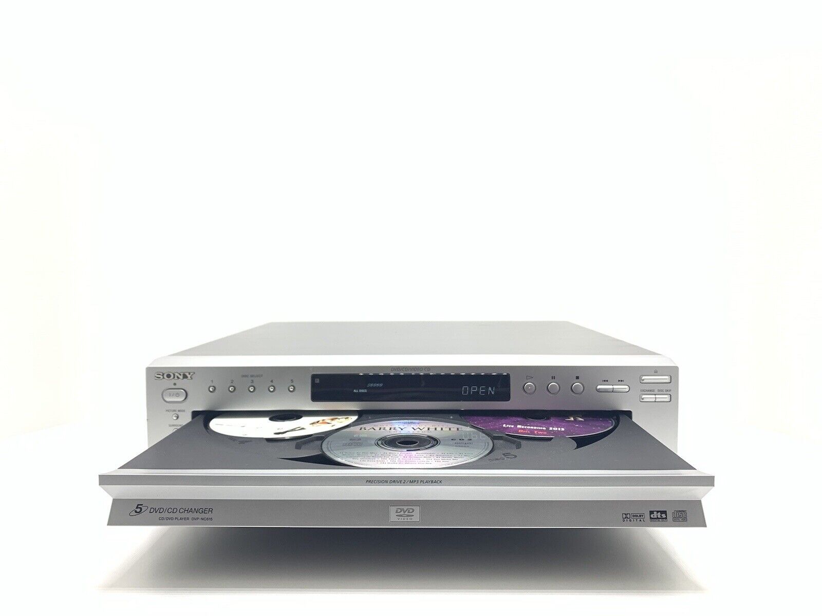 SONY DVP-NC615 DVD CD Carousel Compact Disc + Remote Vintage 2002 WORK Good Look