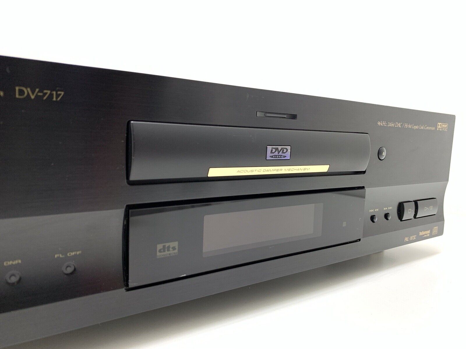 PIONEER DV 717 DVD CD Compact Disc with Remote Original PAL NTSC WORK Good Look