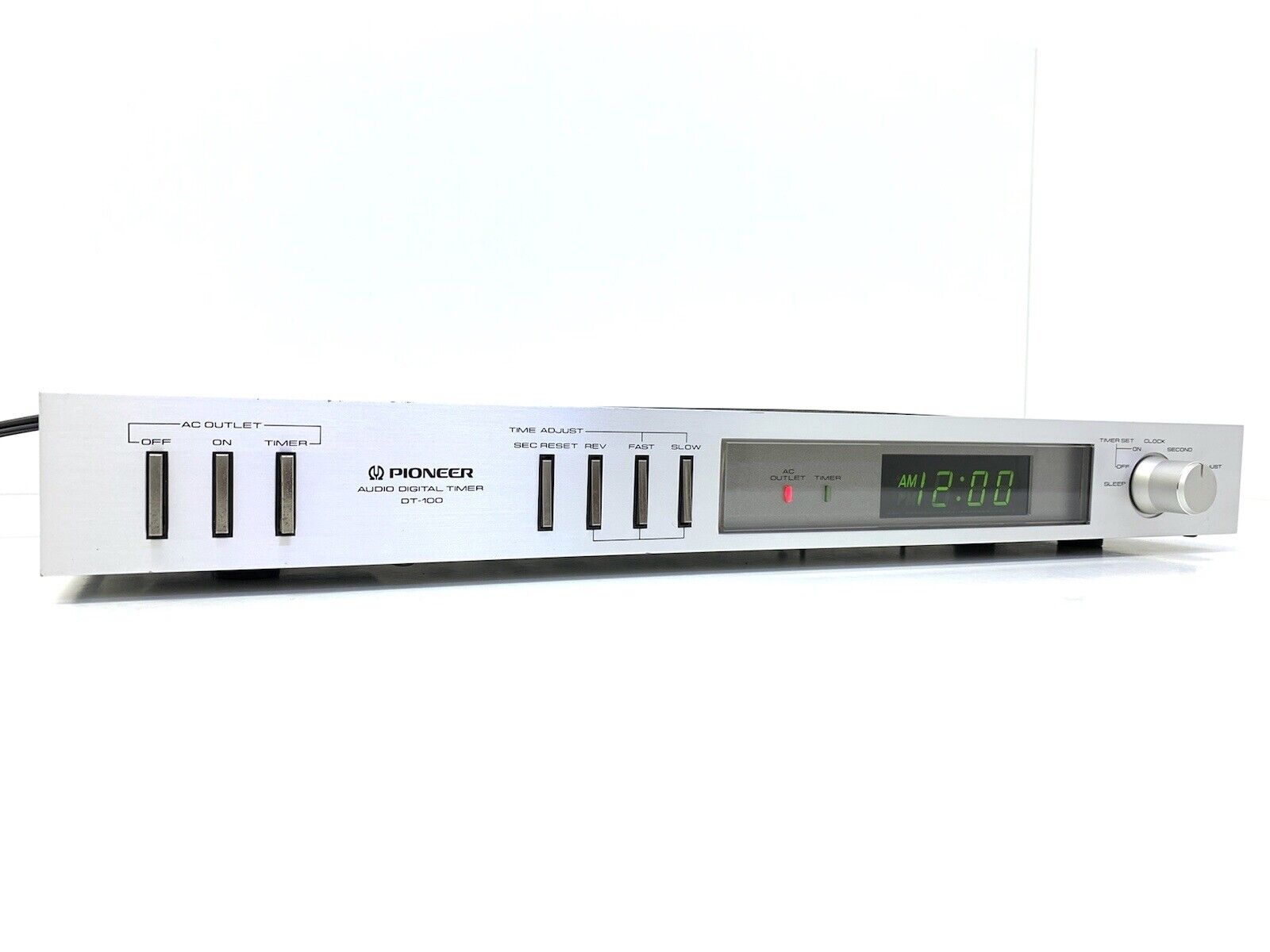 PIONEER DT-100 Audio Digital Timer RARE JAPAN Vintage Refurbished WORK 220Volt