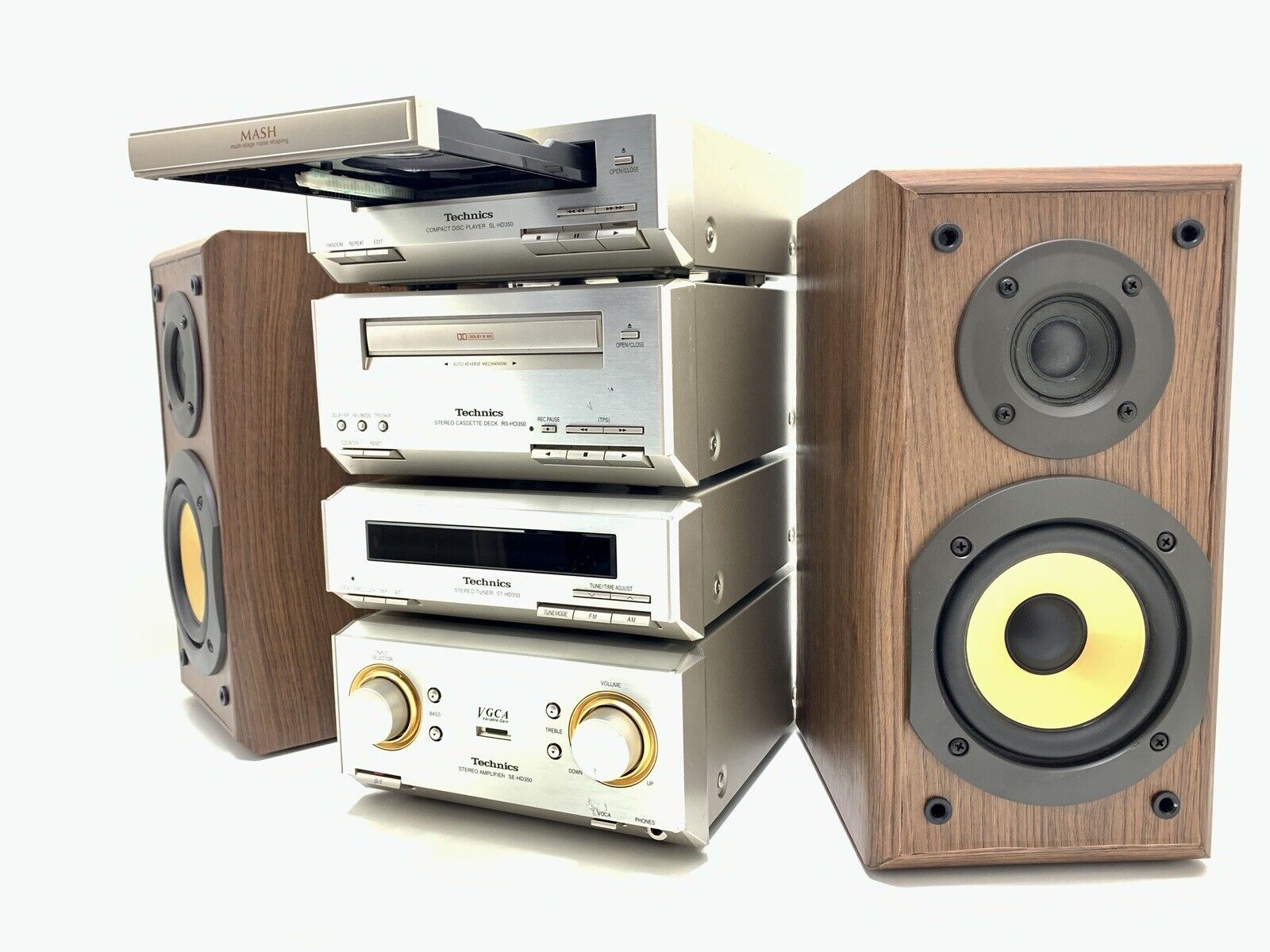 TECHNICS Amplifier SE-HD350 Tuner ST-HD350 Deck RS-HD350 CD SL-HD350 Sp SB-HD350