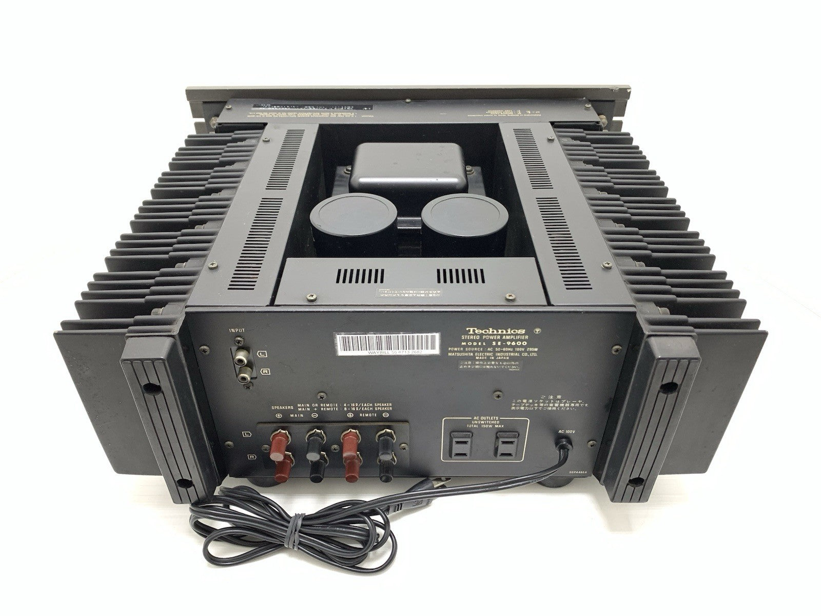 TECHNICS SE 9600 Power Amplifier 2 X 110 Watts RMS Vintage 1975 WORK GOOD LOOK