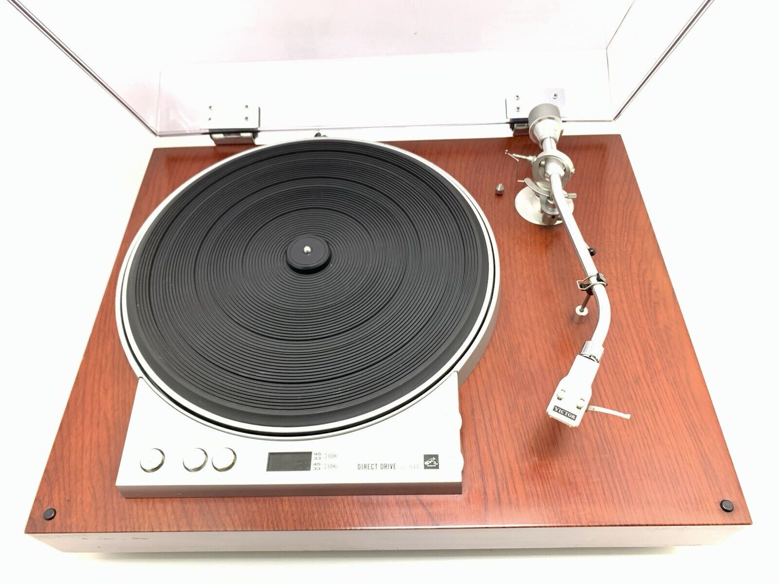 JVC VICTOR JL-B44 Turntable 2 Speed Direct Drive Vintage 1973 Work Good Look