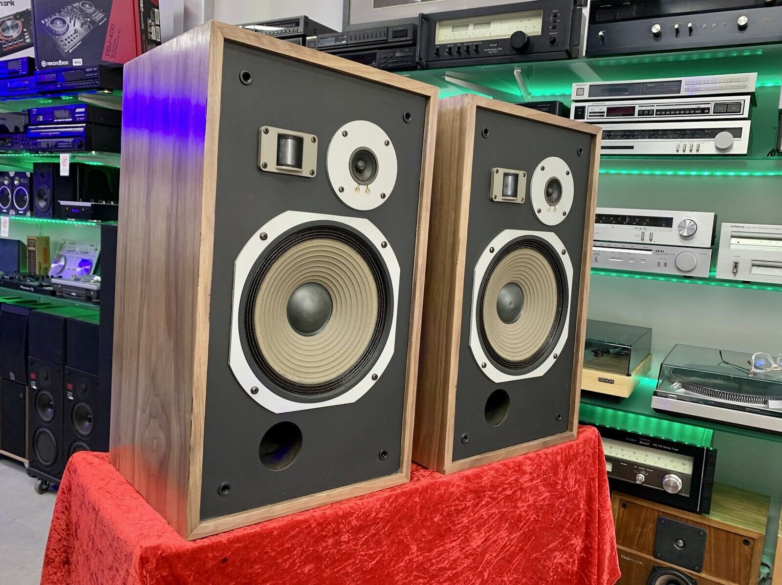 PIONEER HPM-50 Original 3 Way SPEAKERS 80 Watts RMS Vintage 1979 WORK GOOD LOOK!