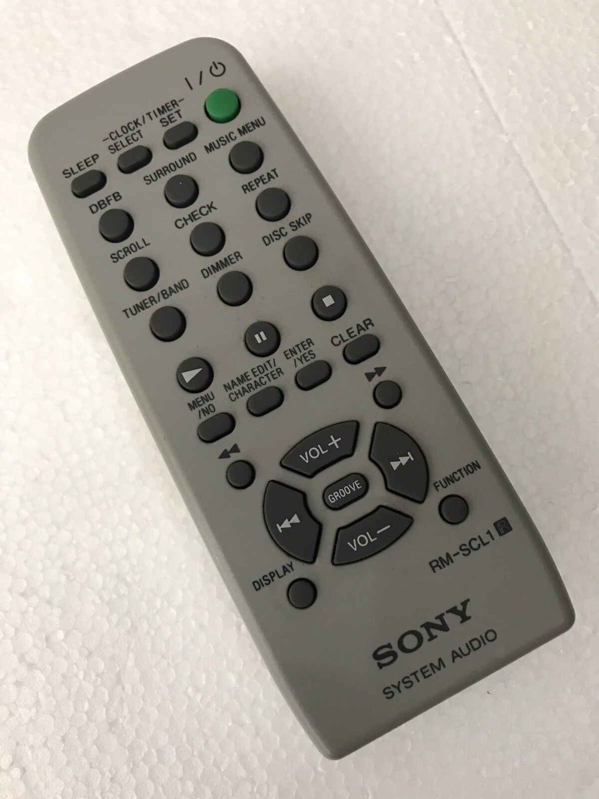 SONY Remote Control RM-SCL1 ORIGINAL to Audio System CMT-CL1, CMT-CL11, HCD-CL1