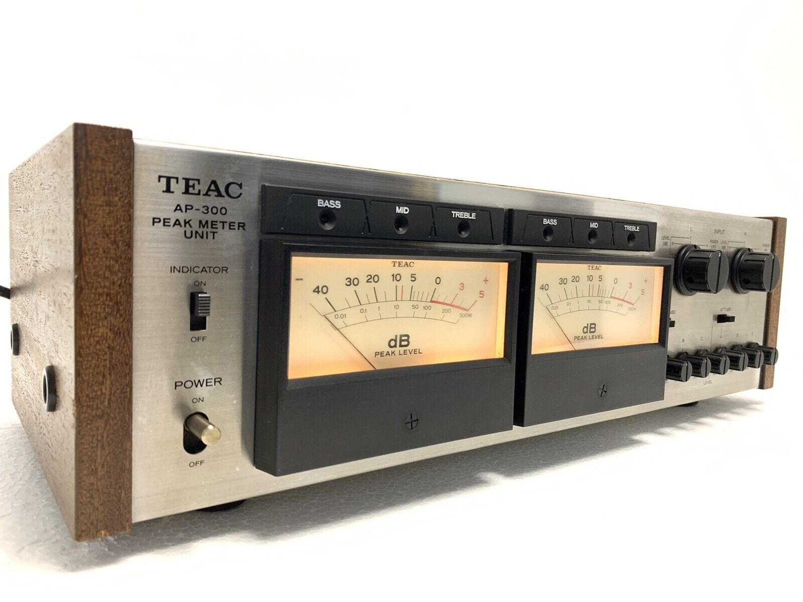TEAC ピークレベルメーター AP300 ジャンク Yahoo!オークション -「teacピークレベルメーター ap-300」(家電