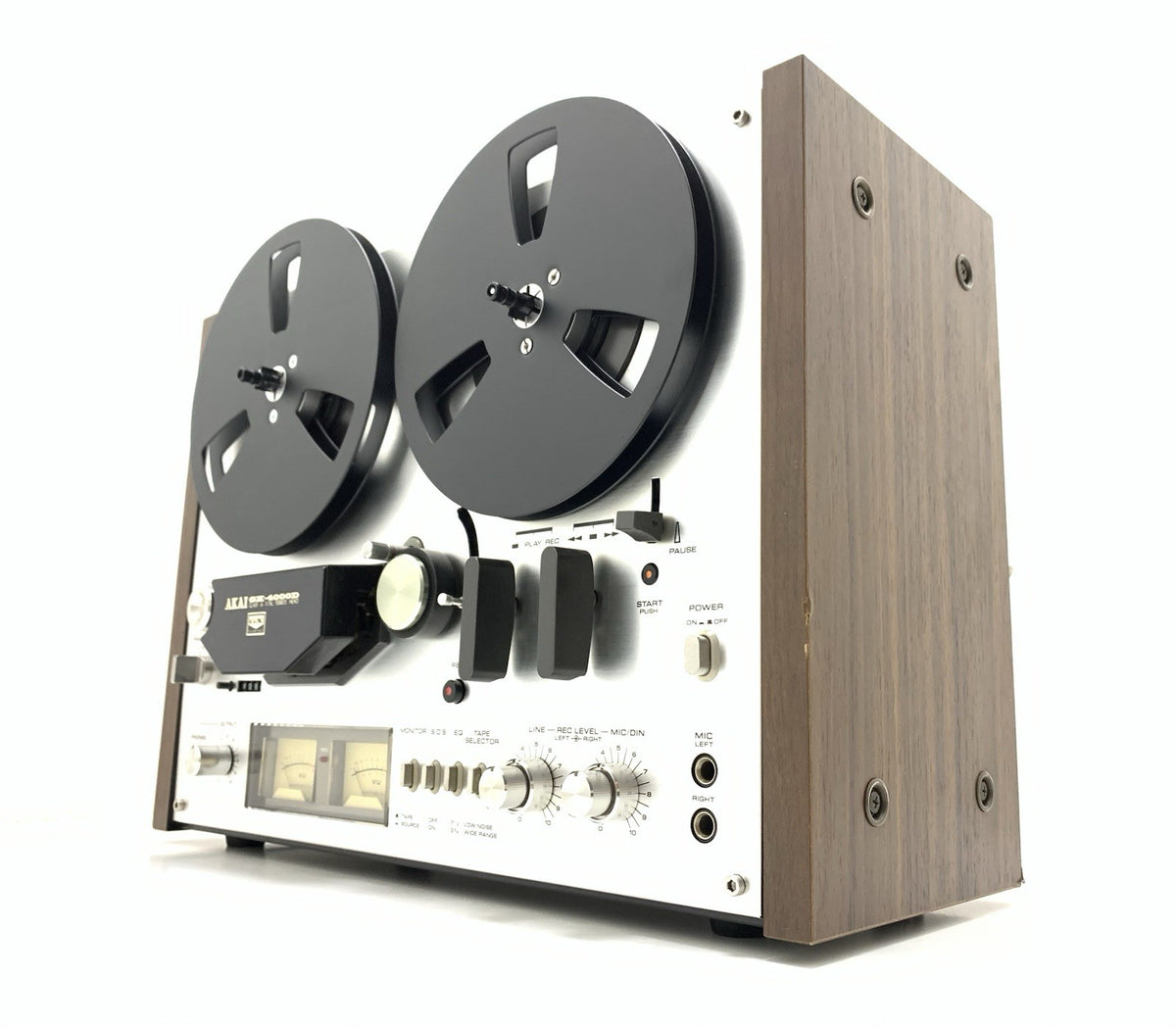 AKAI GX 4000D Reel to Reel Stereo 3Head 4 Track Tape Vintage 1976 WORK Good Look