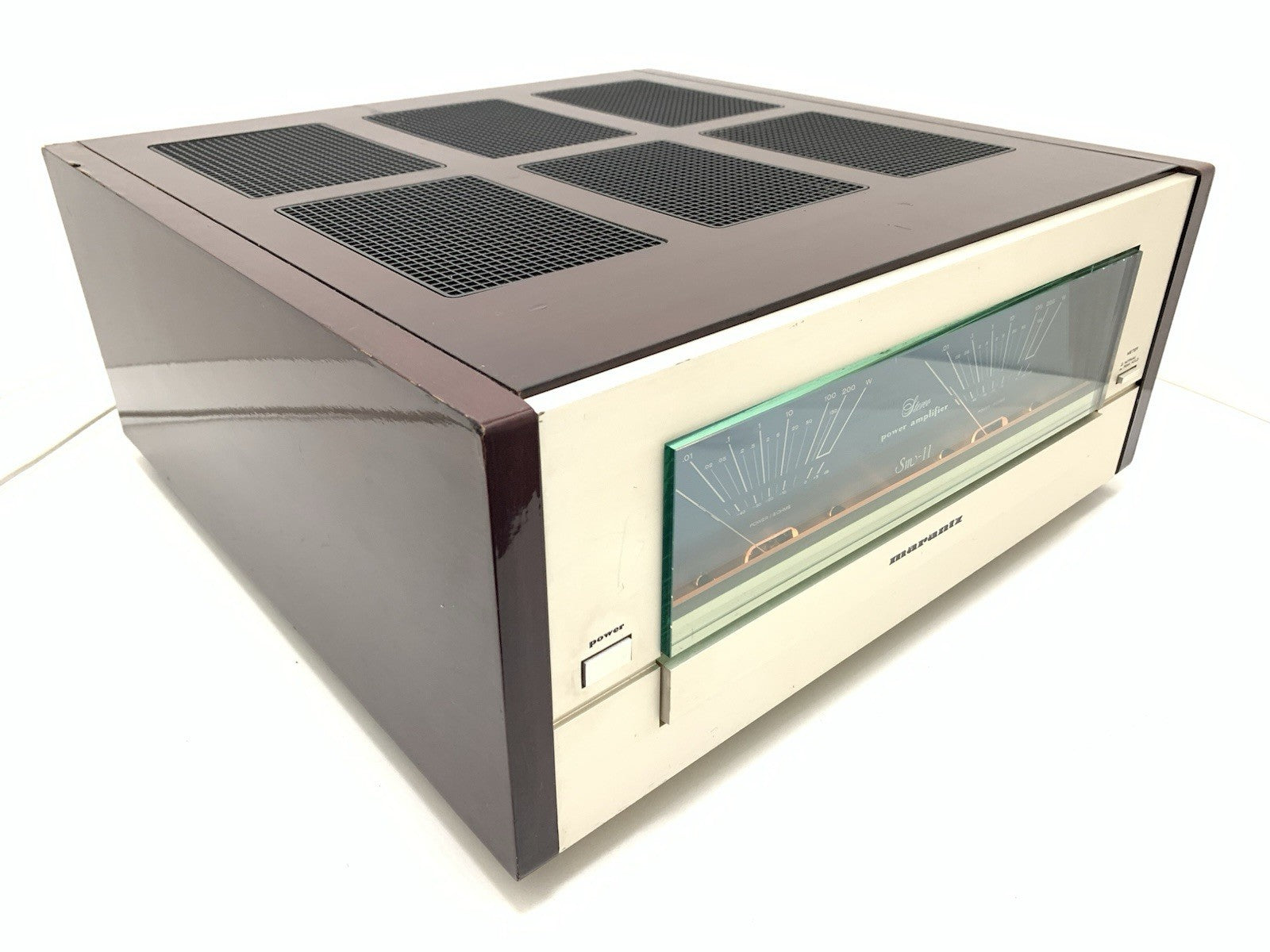 MARANTZ SM 11 Stereo Power Amplifier Vintage 1984 Hi End 200+200 W RMS Good Look