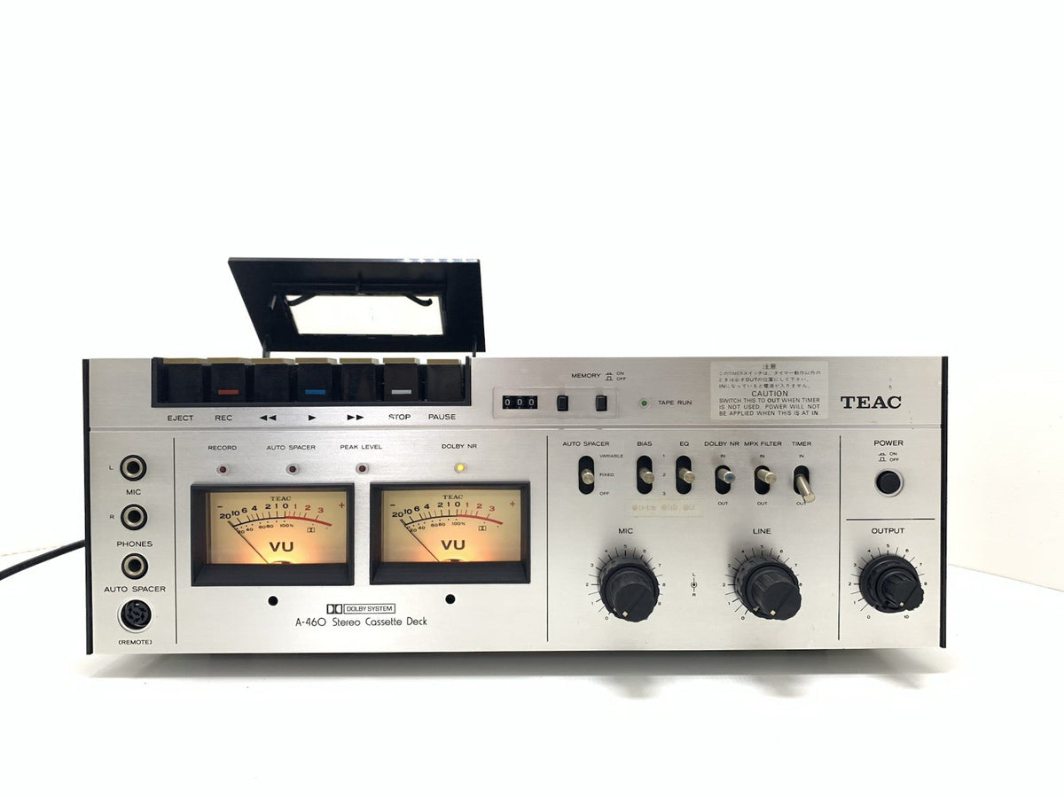 TEAC A 460 Stereo Tape Deck 2 Head Vintage 1975 High End Working  Good Look