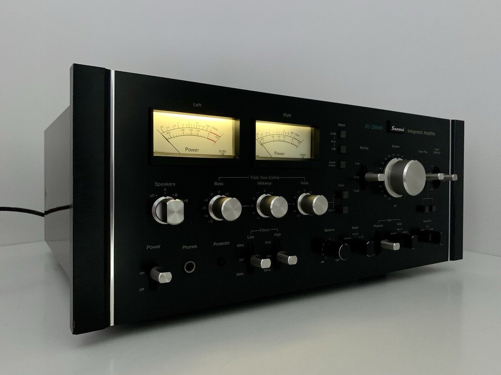 SANSUI AU 20000 Integrated Stereo Amplifier 170+170 WRMS Vintage 1975 LIKE NEW