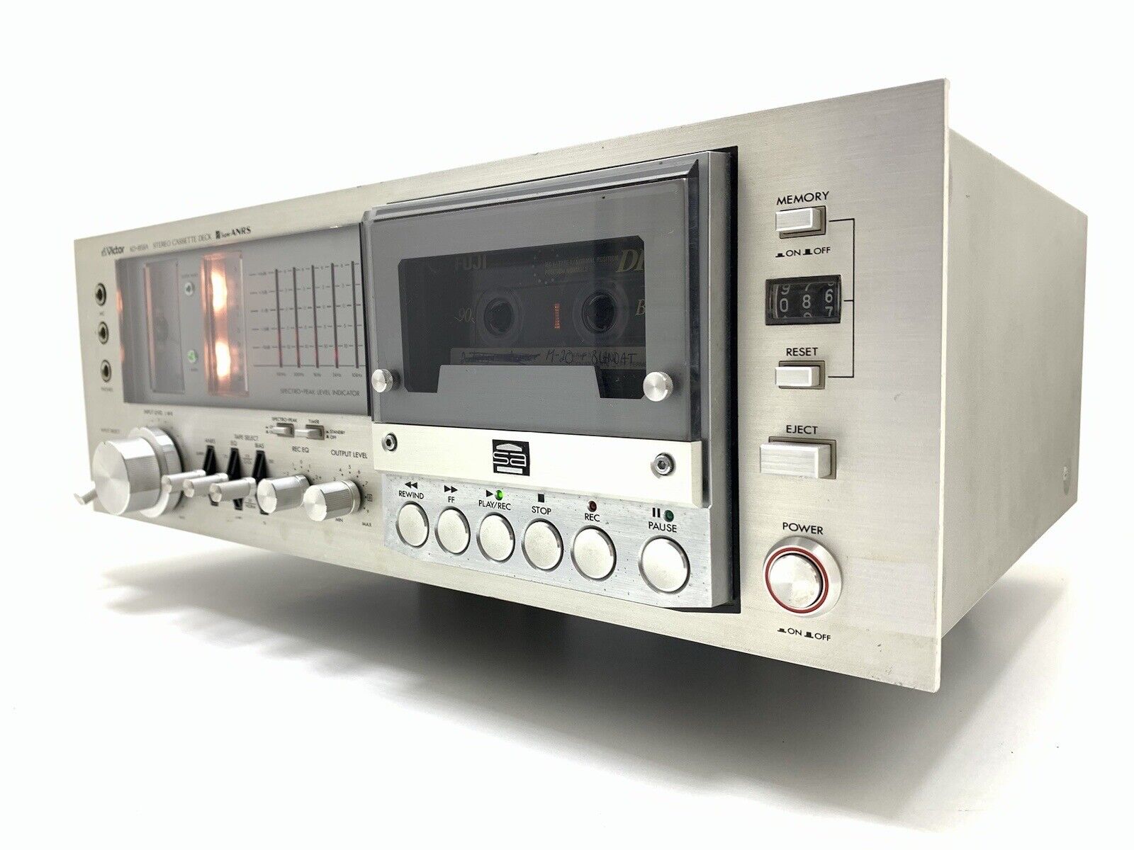JVC VICTOR KD-85 SA Hi End Stereo Cassette TAPE Deck Vintage 1978 WORK Good Look