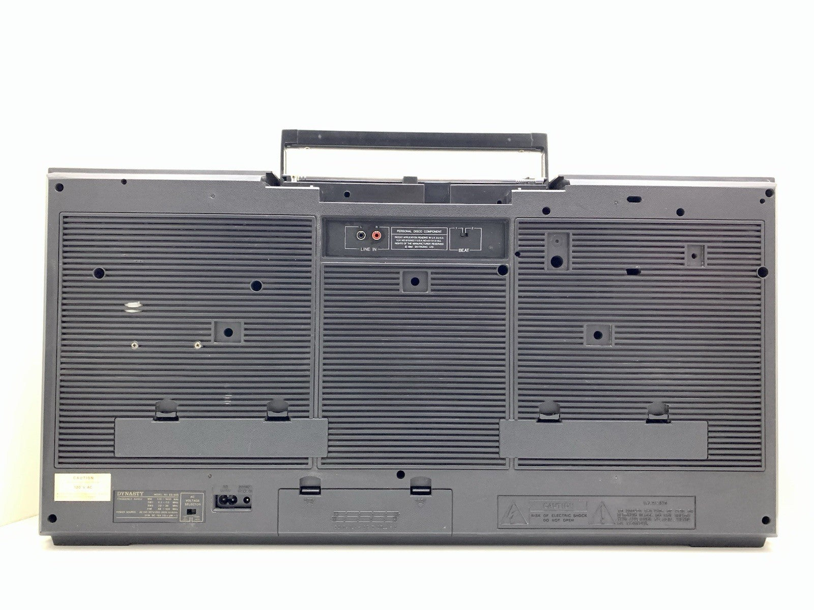 DYNASTY ES555 BOOMBOX Ghettoblaster MADONNA Radio Cassette Stereo WORK Good Look