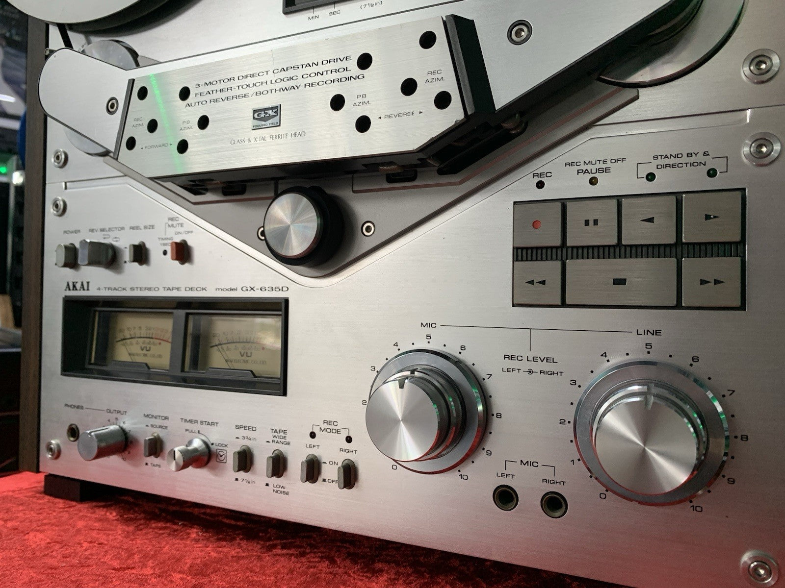 AKAI GX 635D Tape Open Reel 4 Track 10