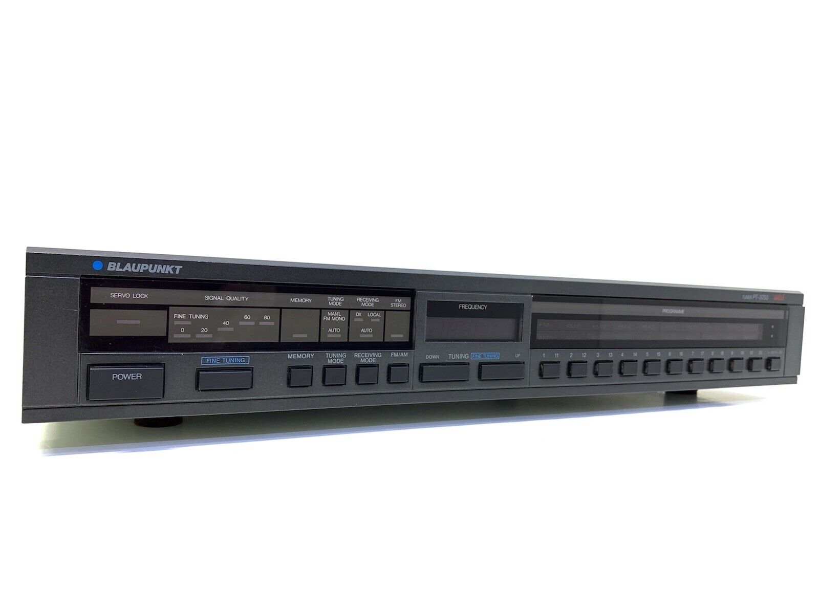 BLAUPUNKT PT-3750 Artech AM/FM Stereo Tuner Digital HiEnd Vintage 1986 Good Look