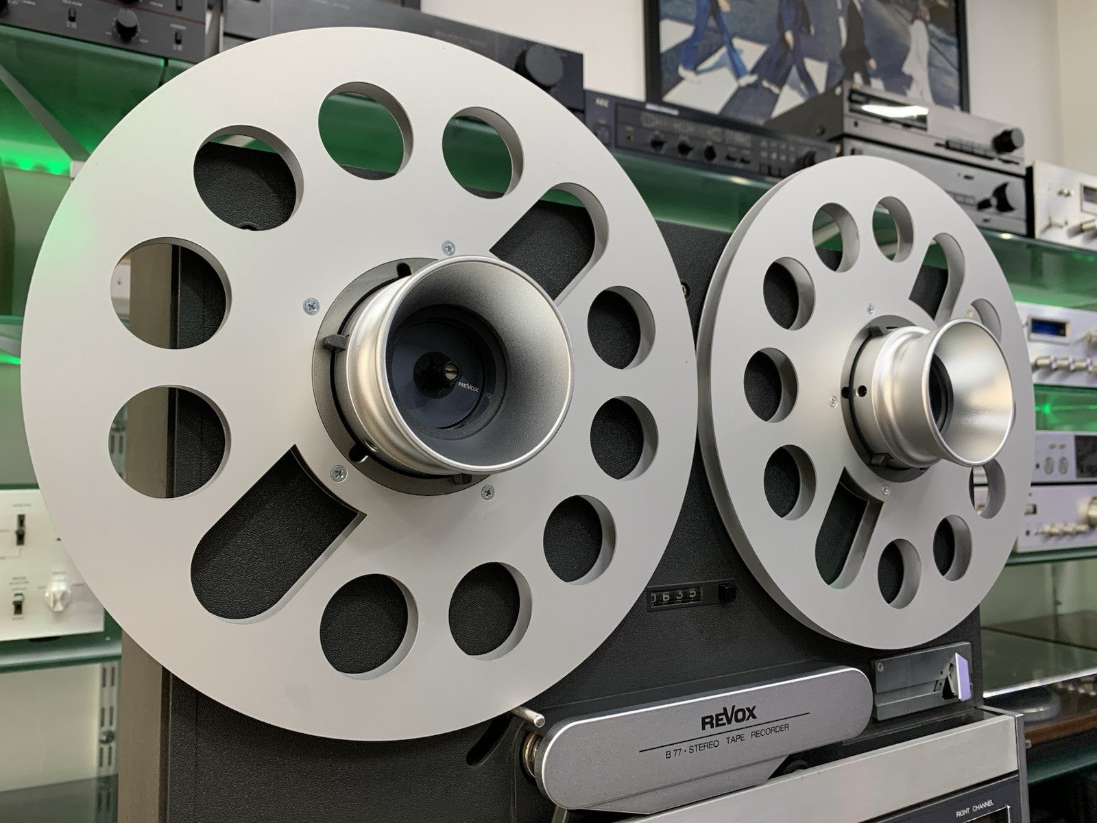 REVOX B-77 Reel to Reel 4 Track 10" Tape Vintage 1978 Refurbished WORK Good Look