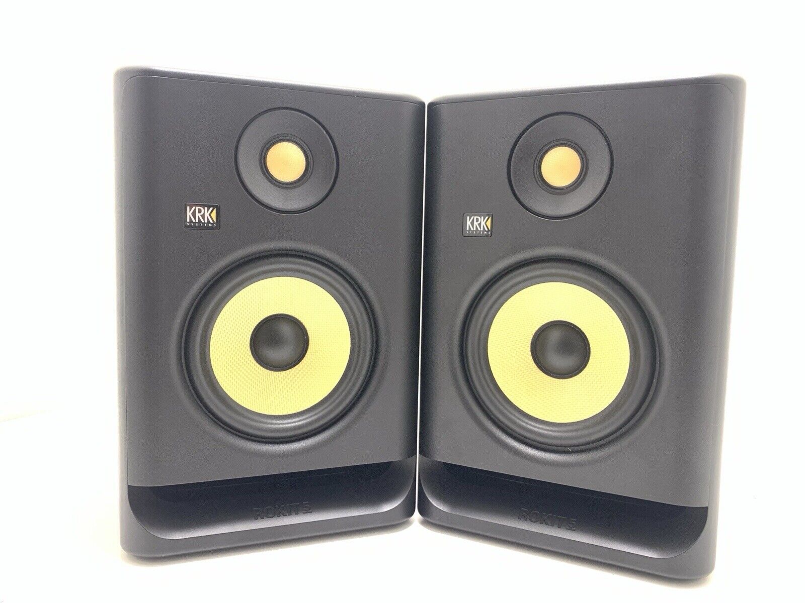 KRK ROKIT RP5 G4 ACTIVE 2 Speakers Studio Monitor 2 Way 55 Watts Work GOOD LOOK