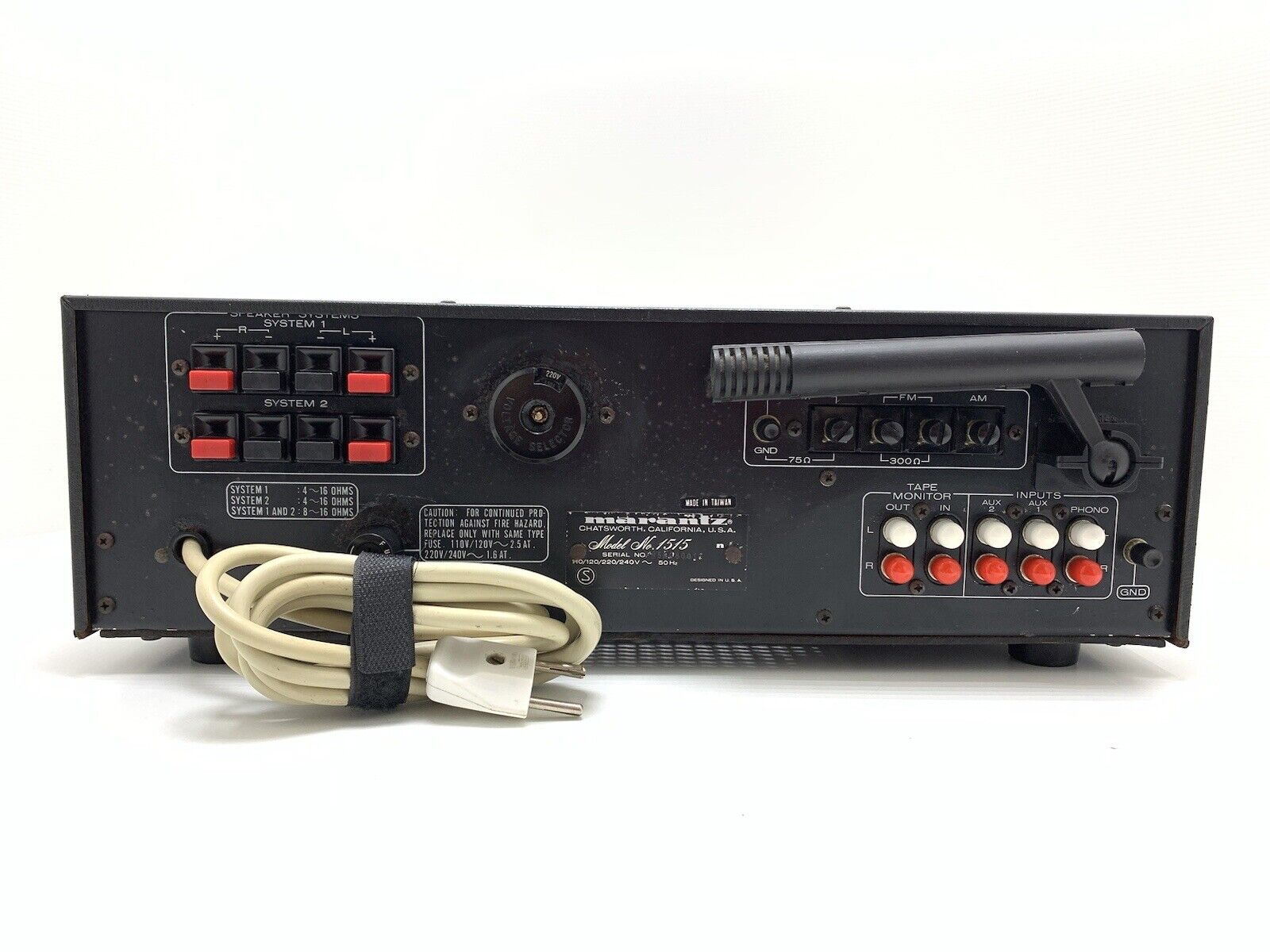 MARANTZ 1515 Stereo Receiver 30Watts RMS Vintage 1978 WORK Refurbished Good Look