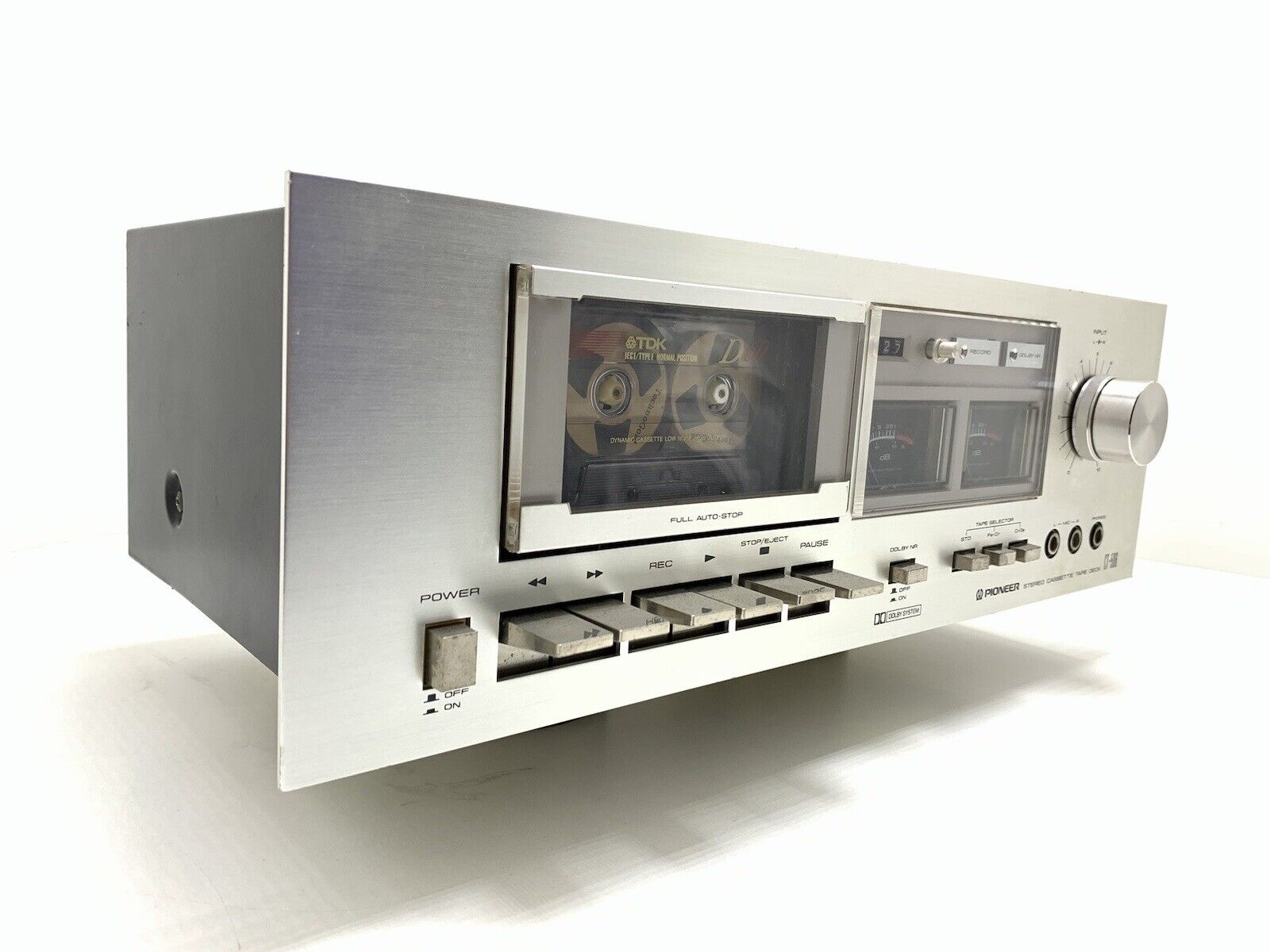 PIONEER CT-506 Stereo Cassette Tape Deck 2 Head Vintage 1978 WORK Good Look