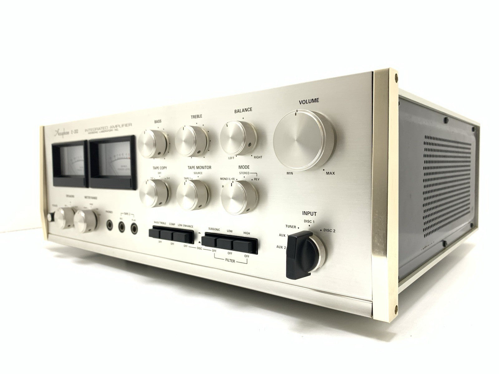 ACCUPHASE E 202 Stereo Hi End Amplifier 100+100 WRMS Vintage 1974 WORK Good Look