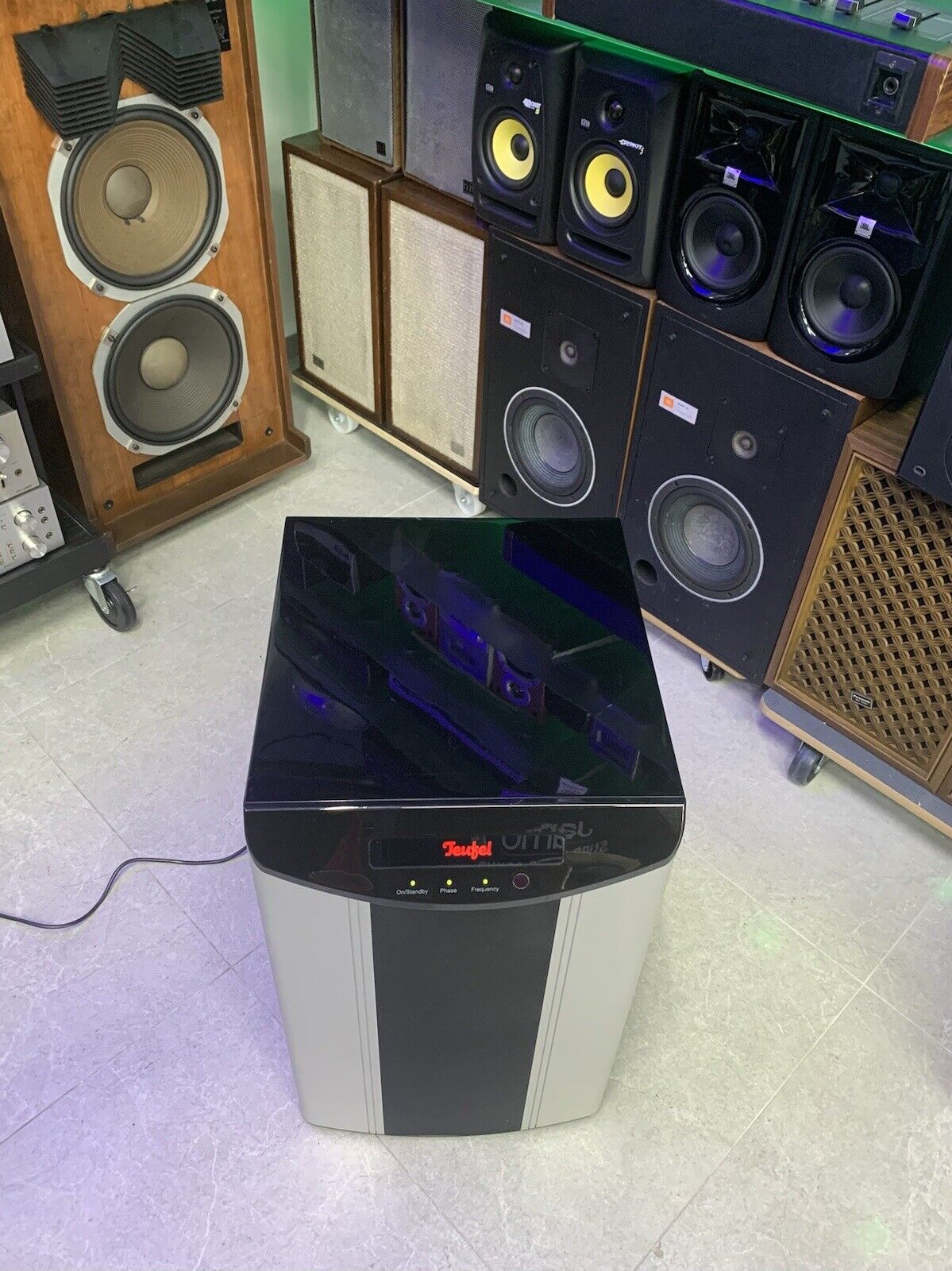 TEUFEL SubWoofer L 5200 SW Speaker 500 Watts RMS High End Work Germany Good Look