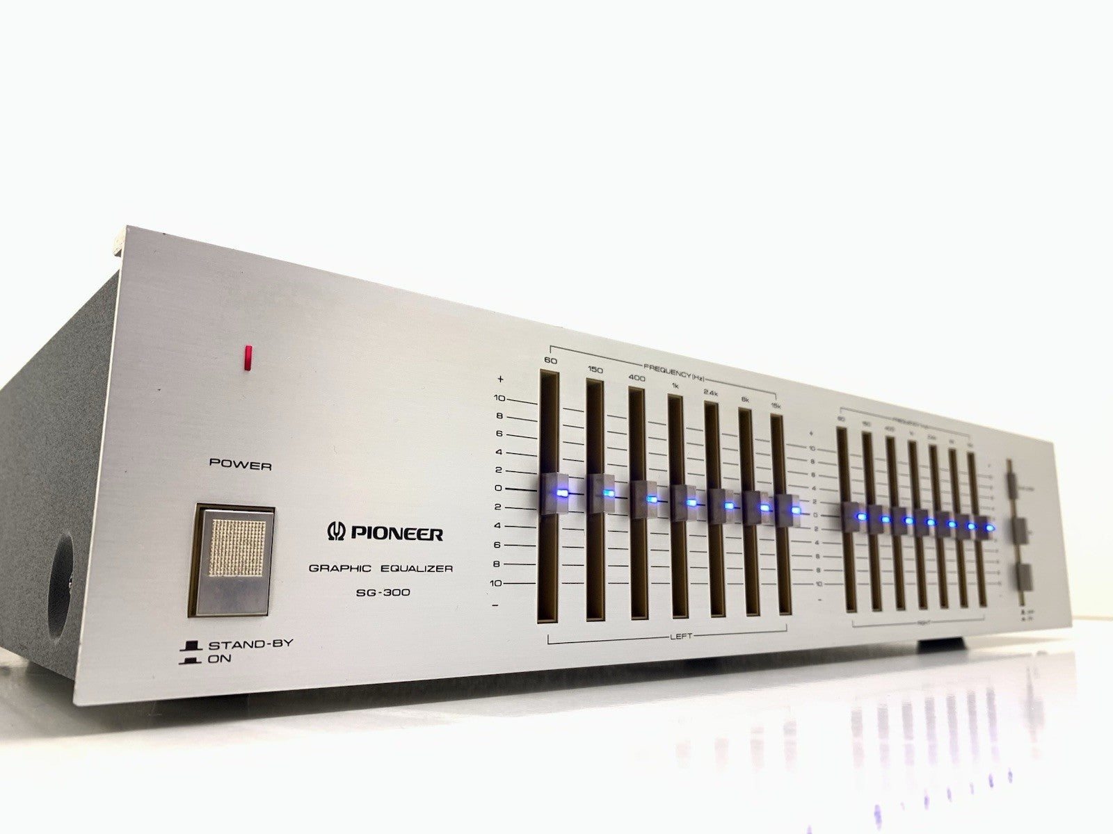 PIONEER SG 300 Graphic Equalizer BLUE LINE Vintage 1983 Hi End Working Good Look