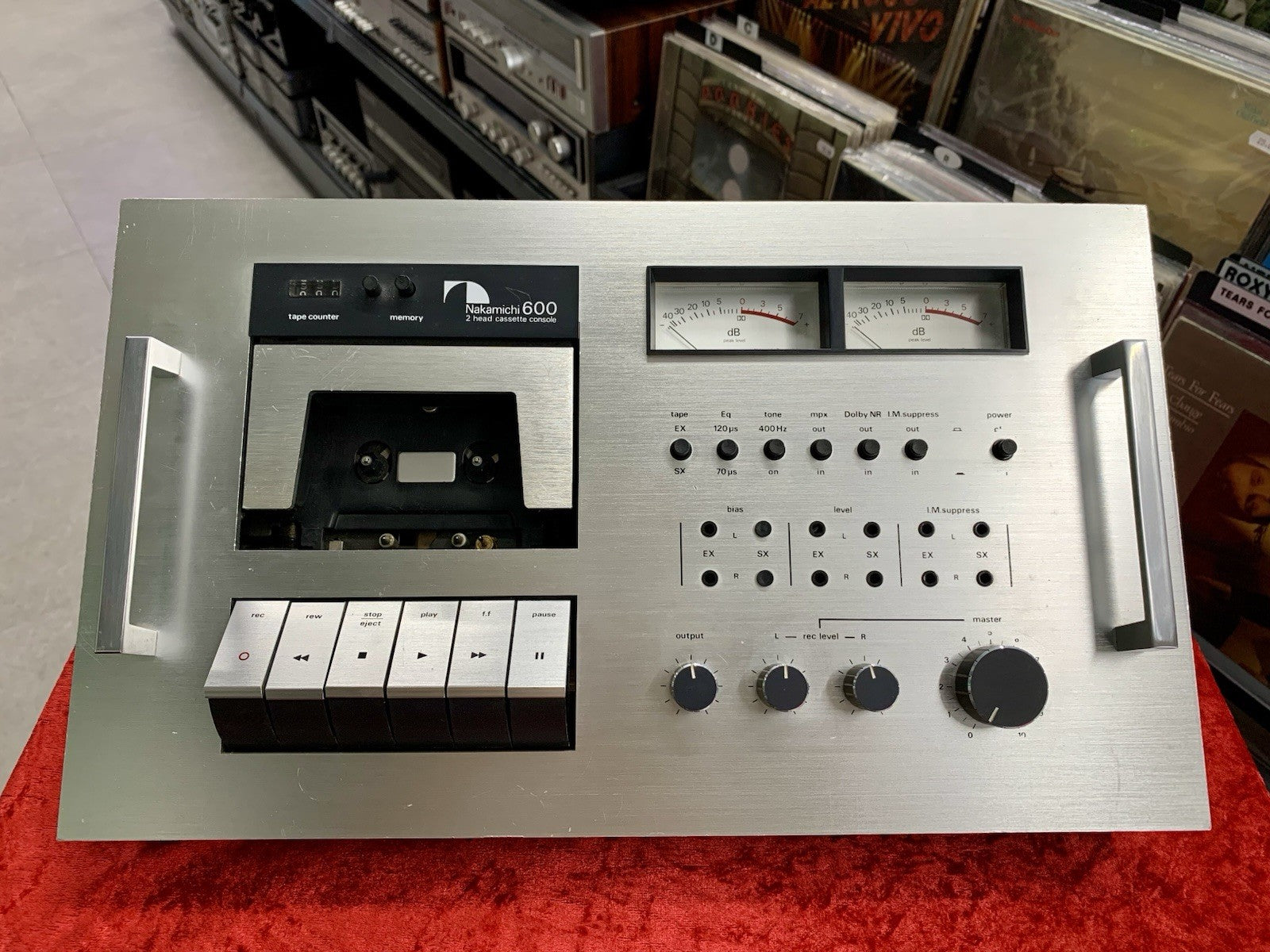 NAKAMICHI 600 High End 2 Head Cassette Tape Deck Vintage 1975 WORK Good Look