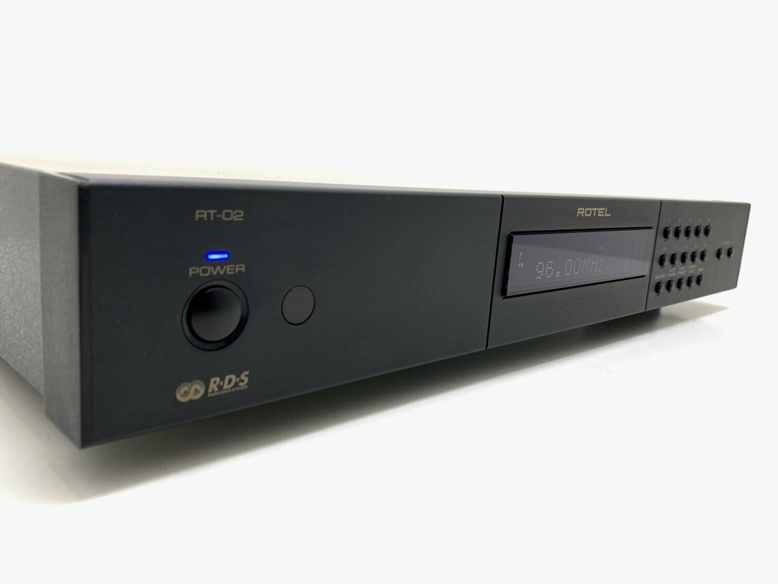 ROTEL RT 02 AM/FM Stereo Tuner Digital RDS Remote Hi End Vintage WORK Good Look