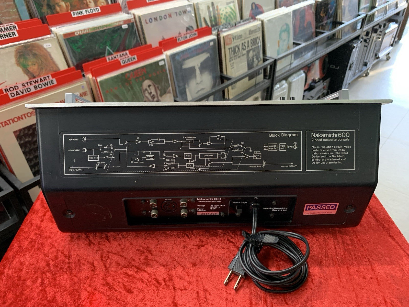 NAKAMICHI 600 High End 2 Head Cassette Tape Deck Vintage 1975 WORK Good Look