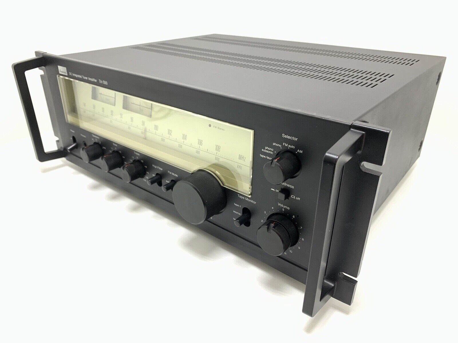 SANSUI TA-500 DC Integrated Stereo Receiver 100 WRMS Vintage 1979 WORK Good Look