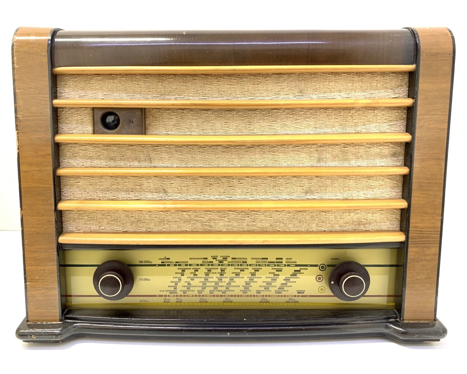 Radio PHILIPS S195A Original Vaccum Tube Vintage 1947 Working PERFECT Like New