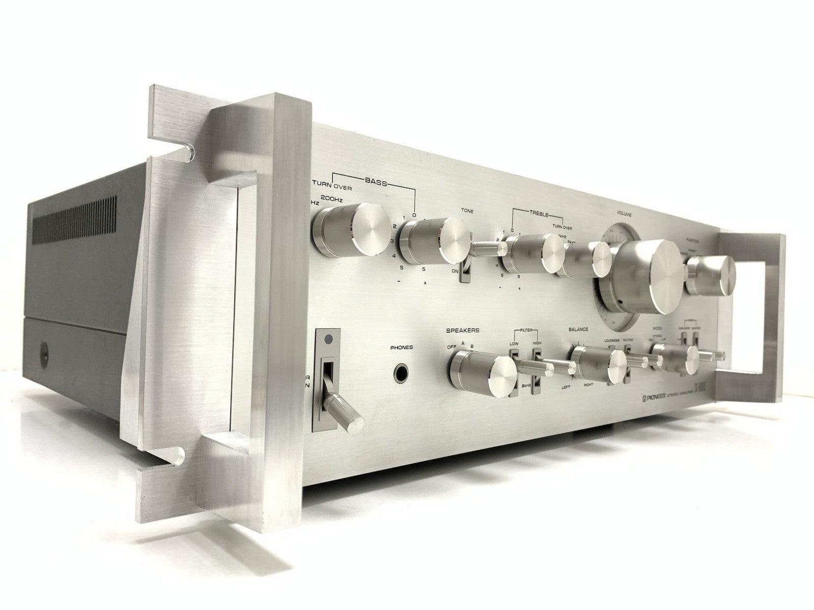 PIONEER SA 8800 II Rack Handles Stereo Amplifier 2 X 60W Vintage WORK Good Look