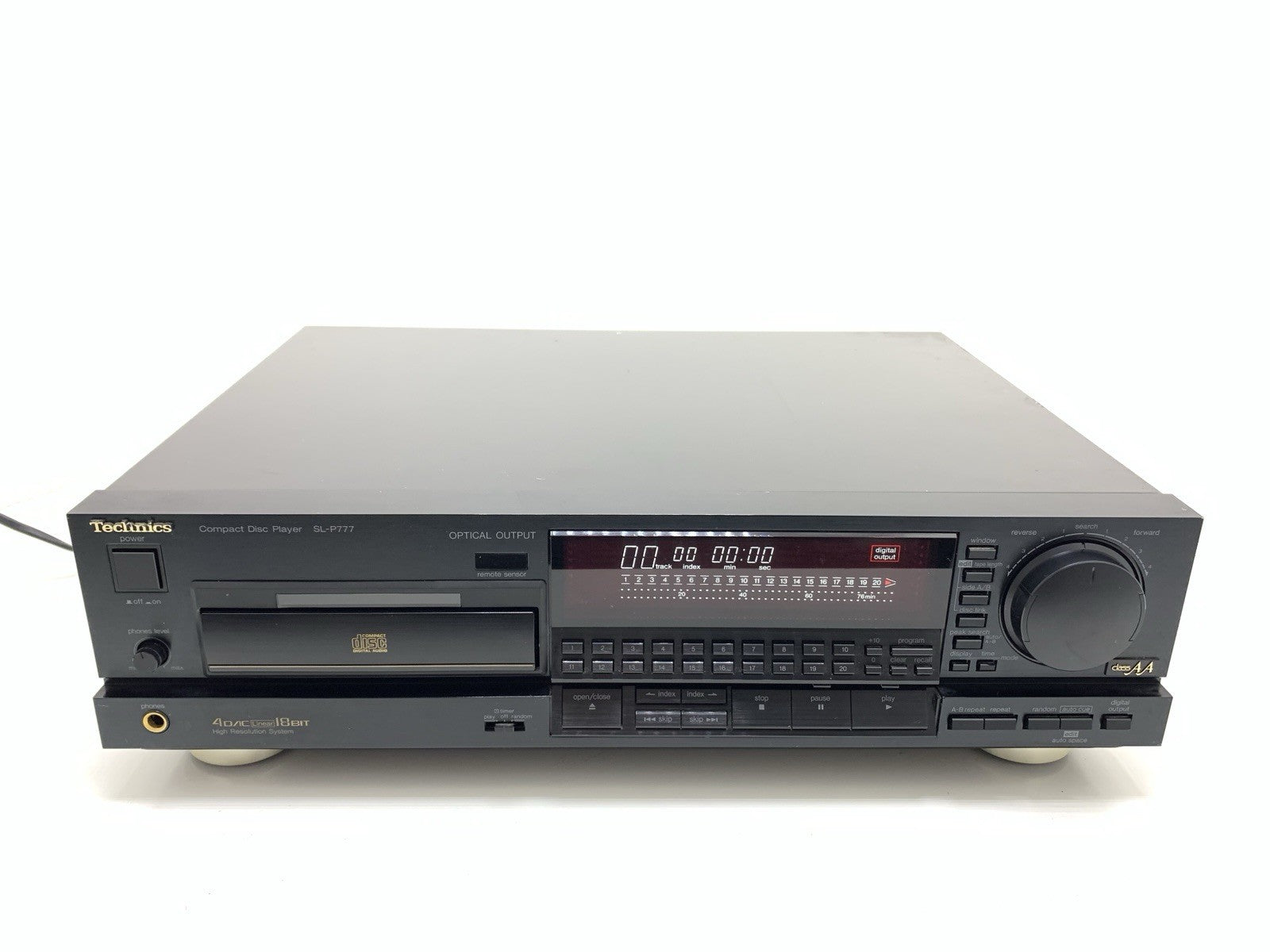 TECHNICS SL P777 CD Stereo Compact Disc Player Vintage 1989
