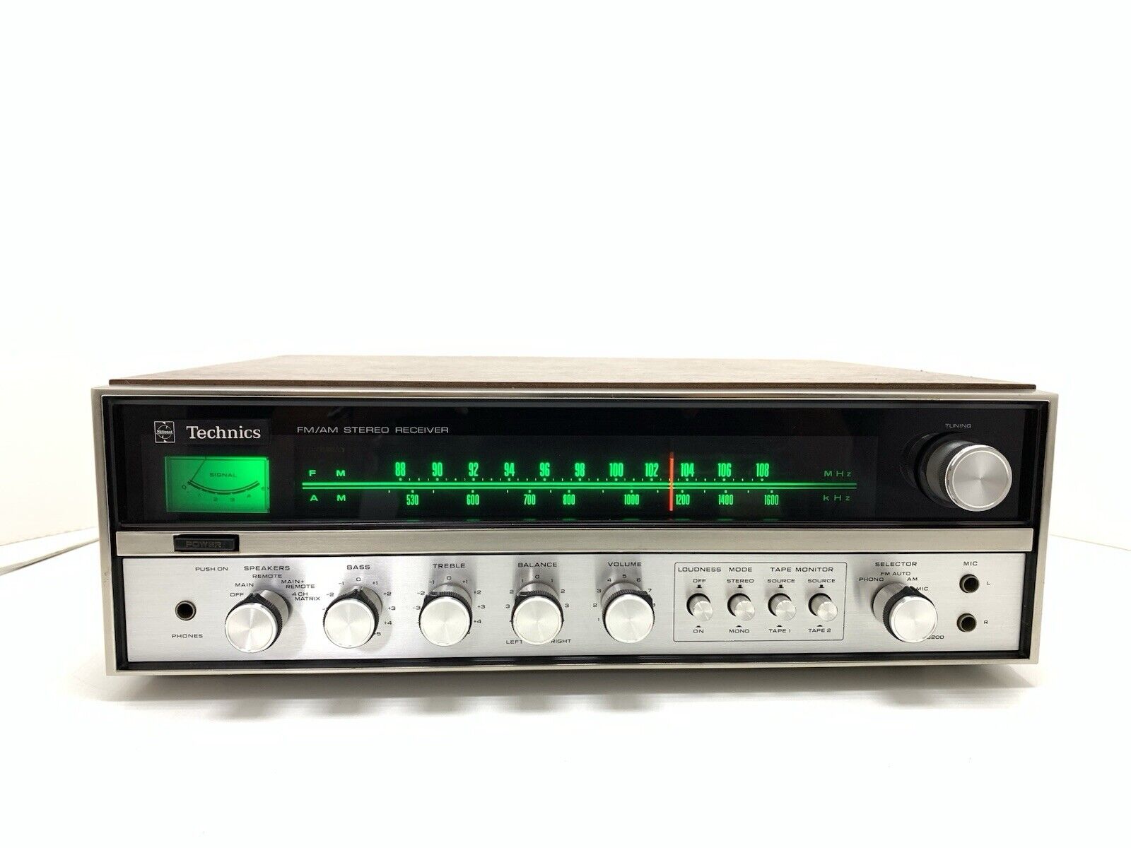 Technics FM/AMステレオレシーバーSA-5200 Technics SA-5200 FM/AM Stereo Receiver - Power And Output