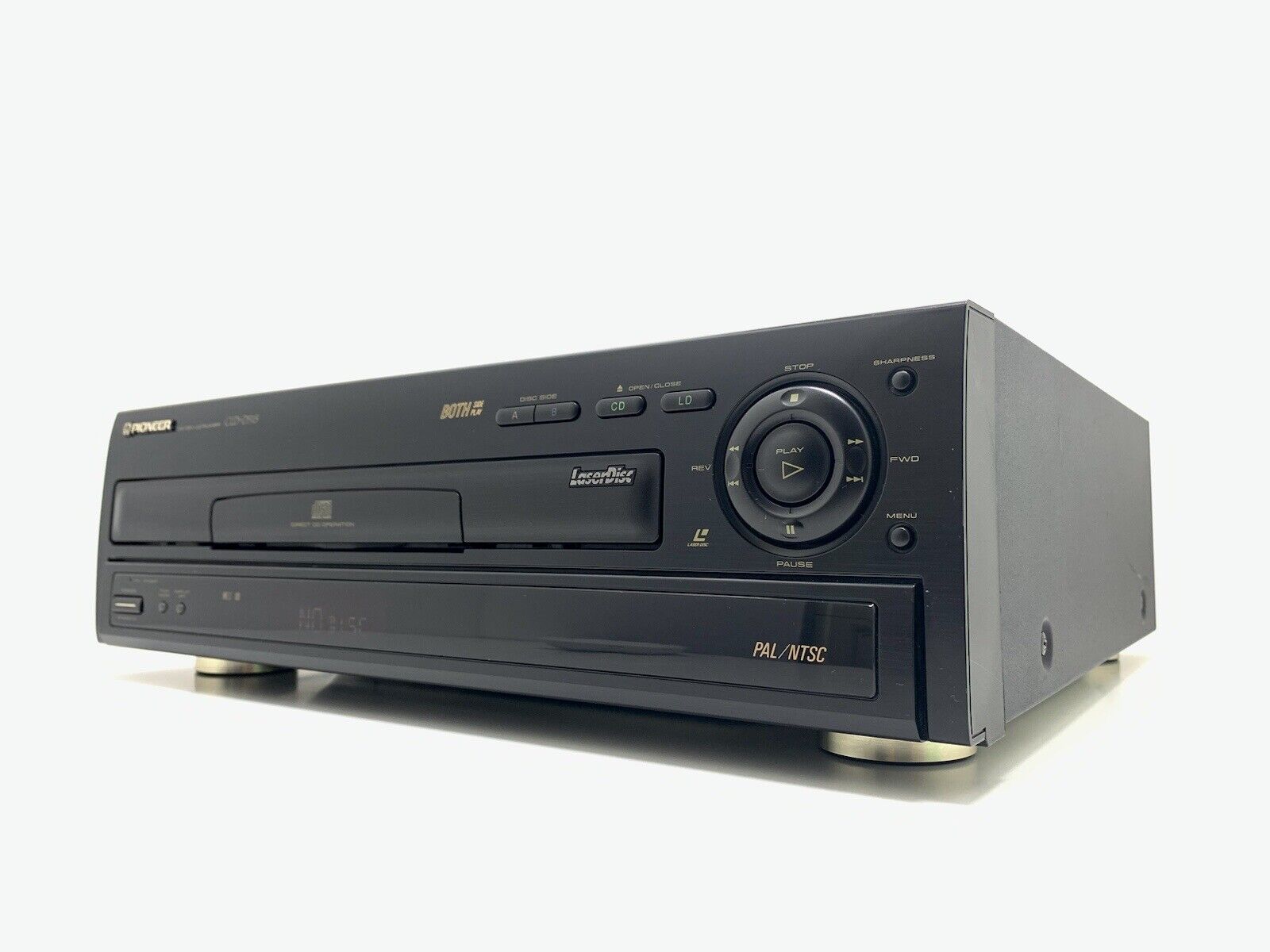 PIONEER CLD D515 CD LD Laser Disc Player 2 SIDEs Vintage PAL NTSC Work Good Look