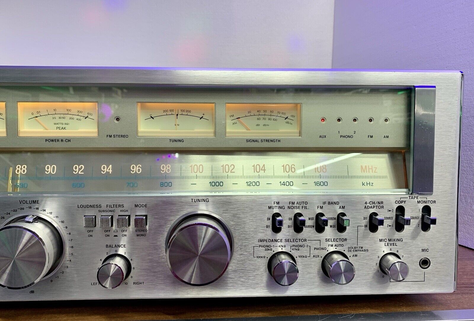 SANSUI G 22000 Stereo MONSTER Receiver 2X 220 WRMS Vintage 1978 WORK Good Look