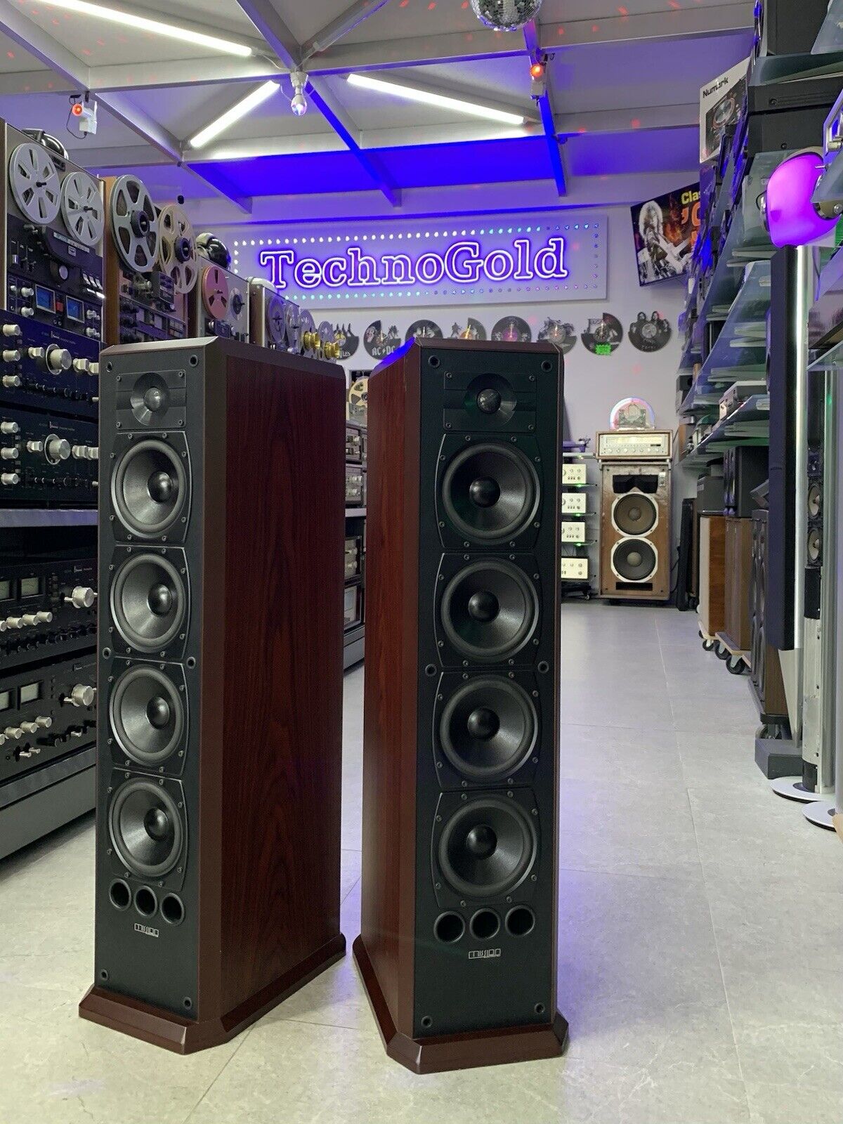 MISSION 753 Speakers 2Way Sealed 5 Drivers 150 Watts RMS High End WORK Good Look