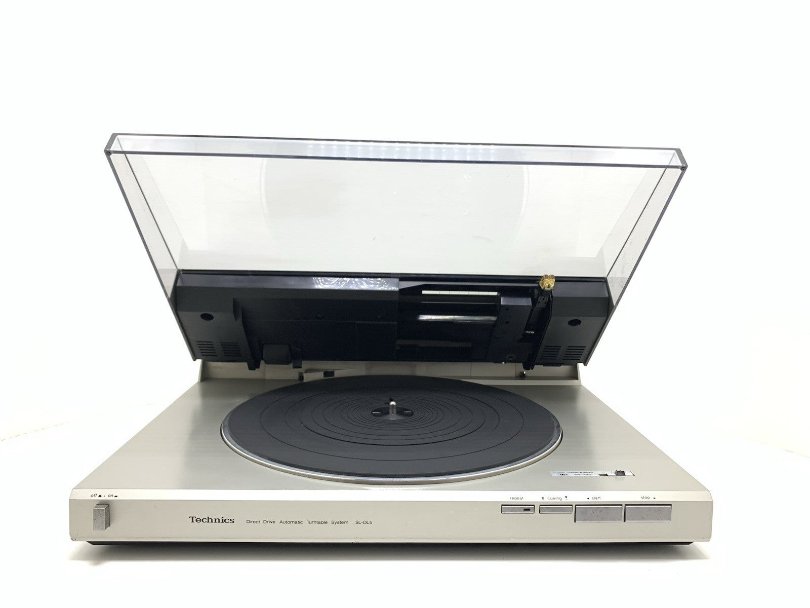 TECHNICS SL DL5 Direct Drive Linear Track Turntable  Vintage 1983 Work Good Look