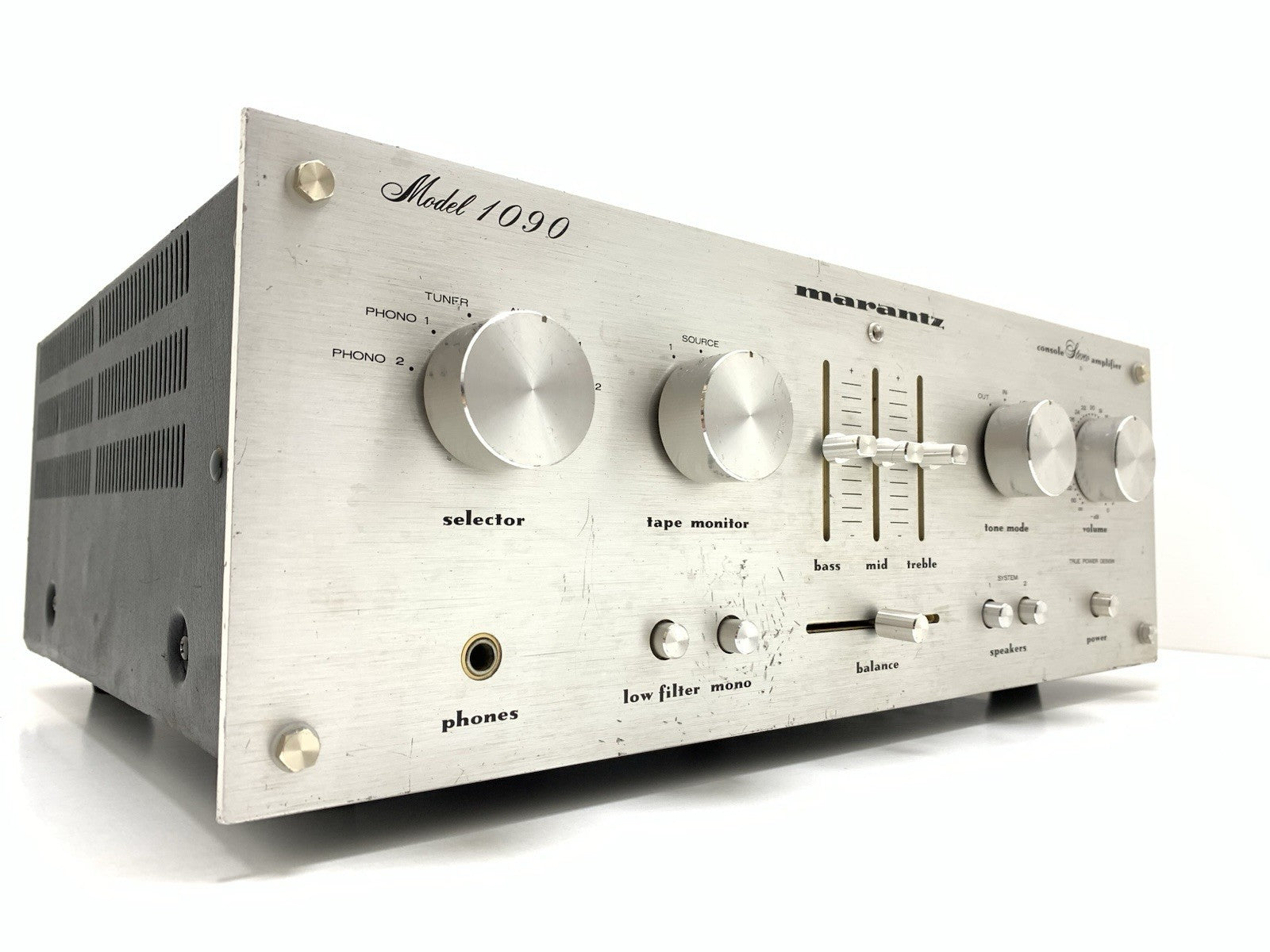 MARANTZ 1090 Stereo Integrated Amplifier 45+44 W RMS Vintage 1977 WORK Good Look