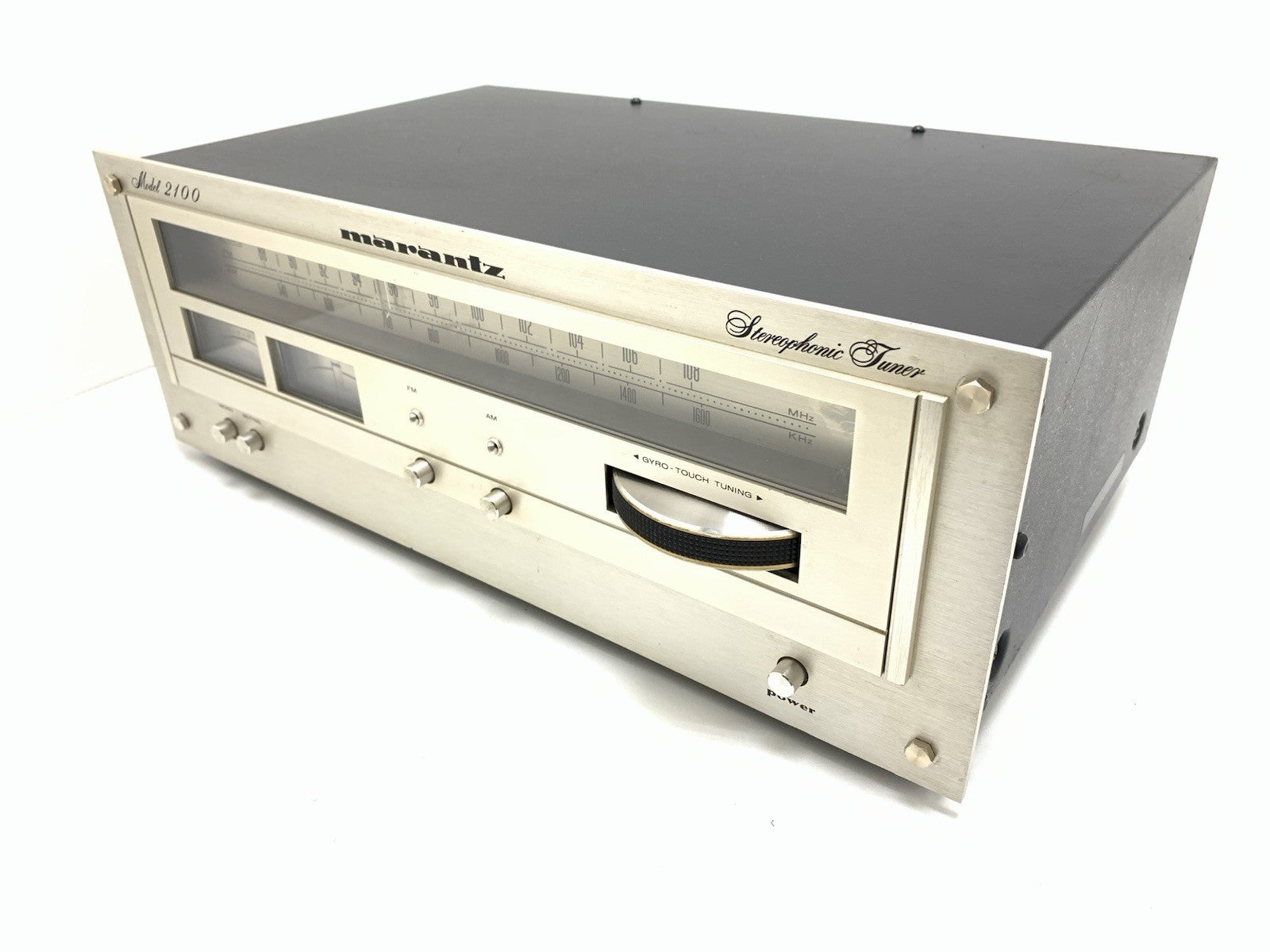 MARANTZ Model 2100 AM/FM Stereo Analog Gyro-Touch Tuner Vintage WORK Good Look