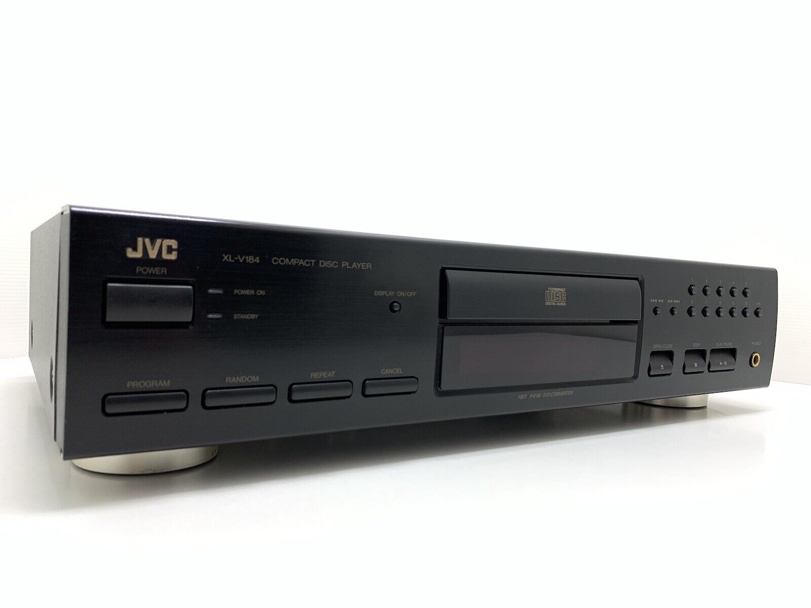 JVC XL-V184 Hi Fi Digital CD Compact Disc Player Vintage 1993 Working Good Look