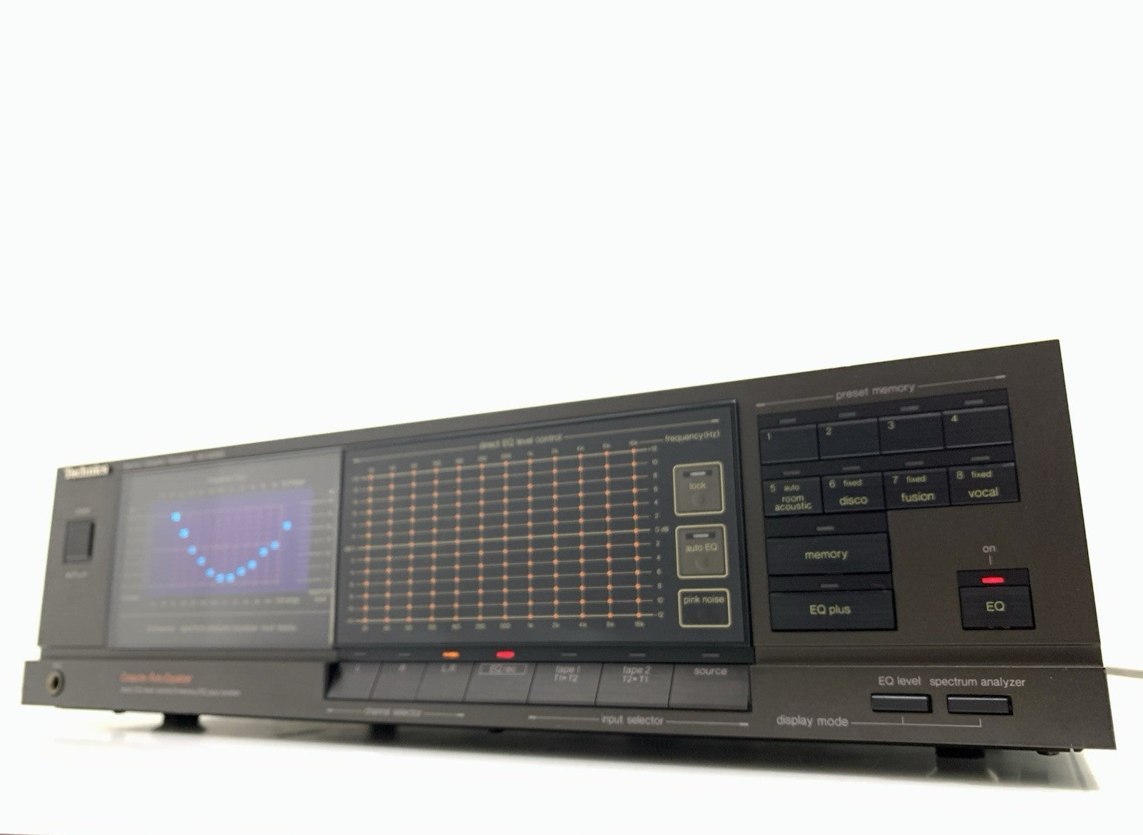 TECHNICS SH 8066 Stereo Graphic Equalizer Spectrum Analyzer Vintage 1984 GodLook