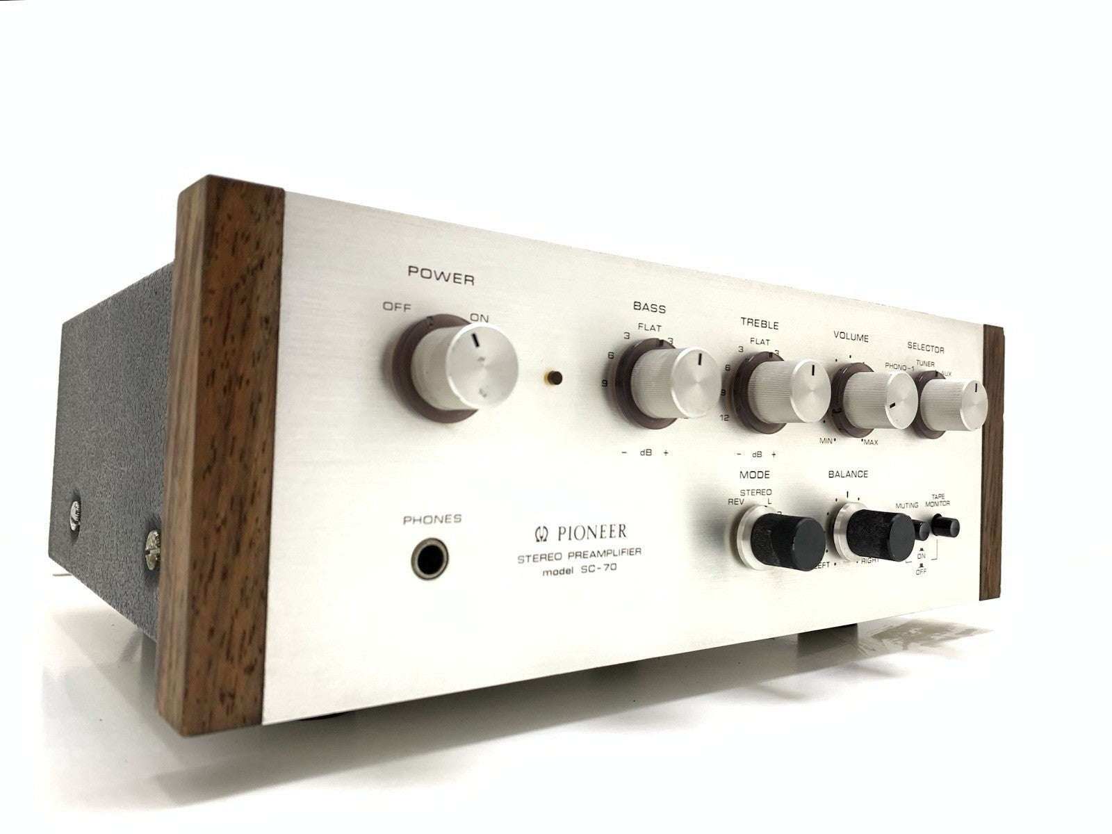PIONEER Model SC 70 / SC-700 Stereo Pre Amplifier Vintage 1969 WORKING Good Look